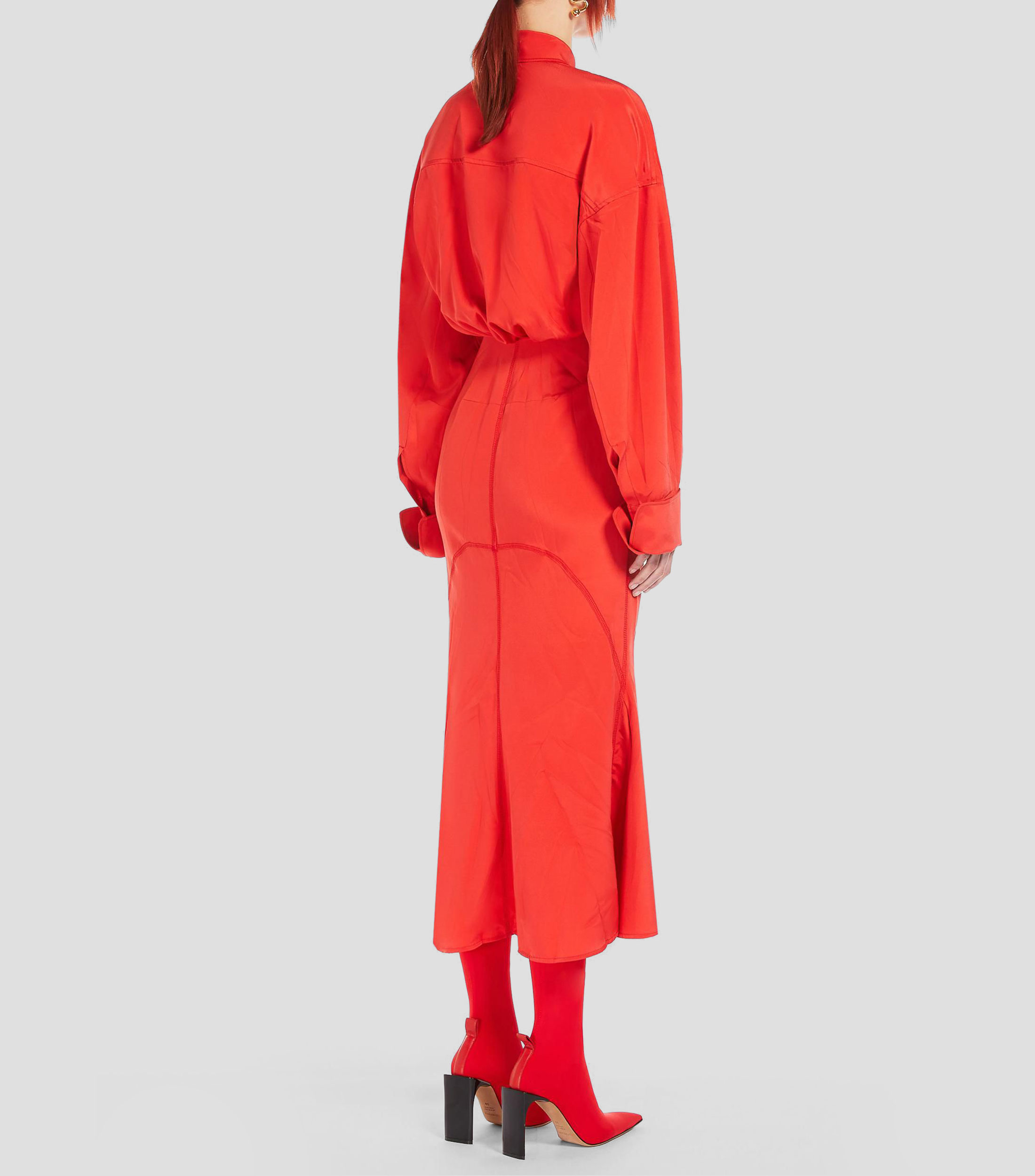 Vestido Midi manga larga Mujer