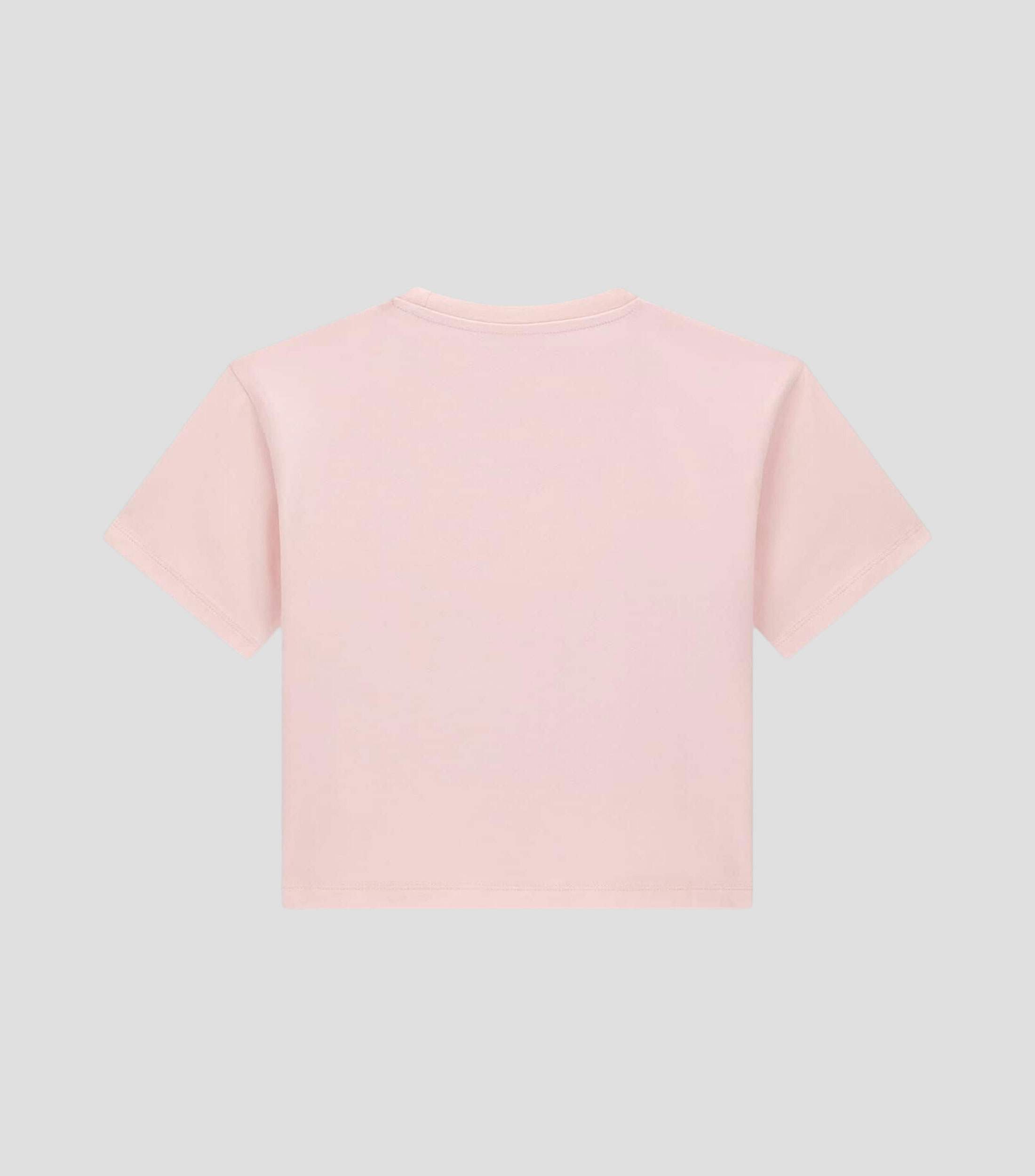 Playera cuello redondo manga corta microdiseño Niña