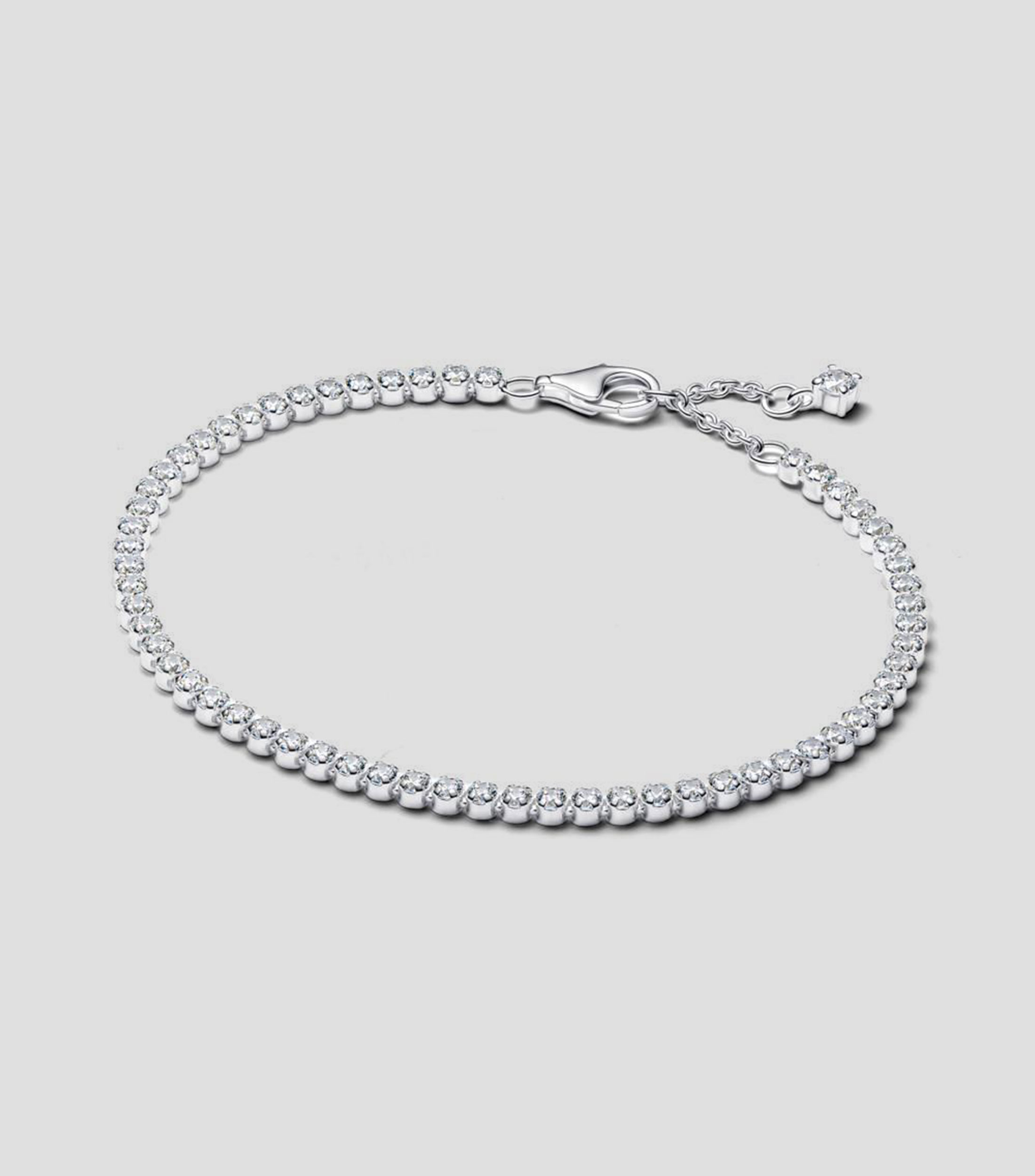 Pulsera en plata con zirconias cúbicas Tennis Mujer
