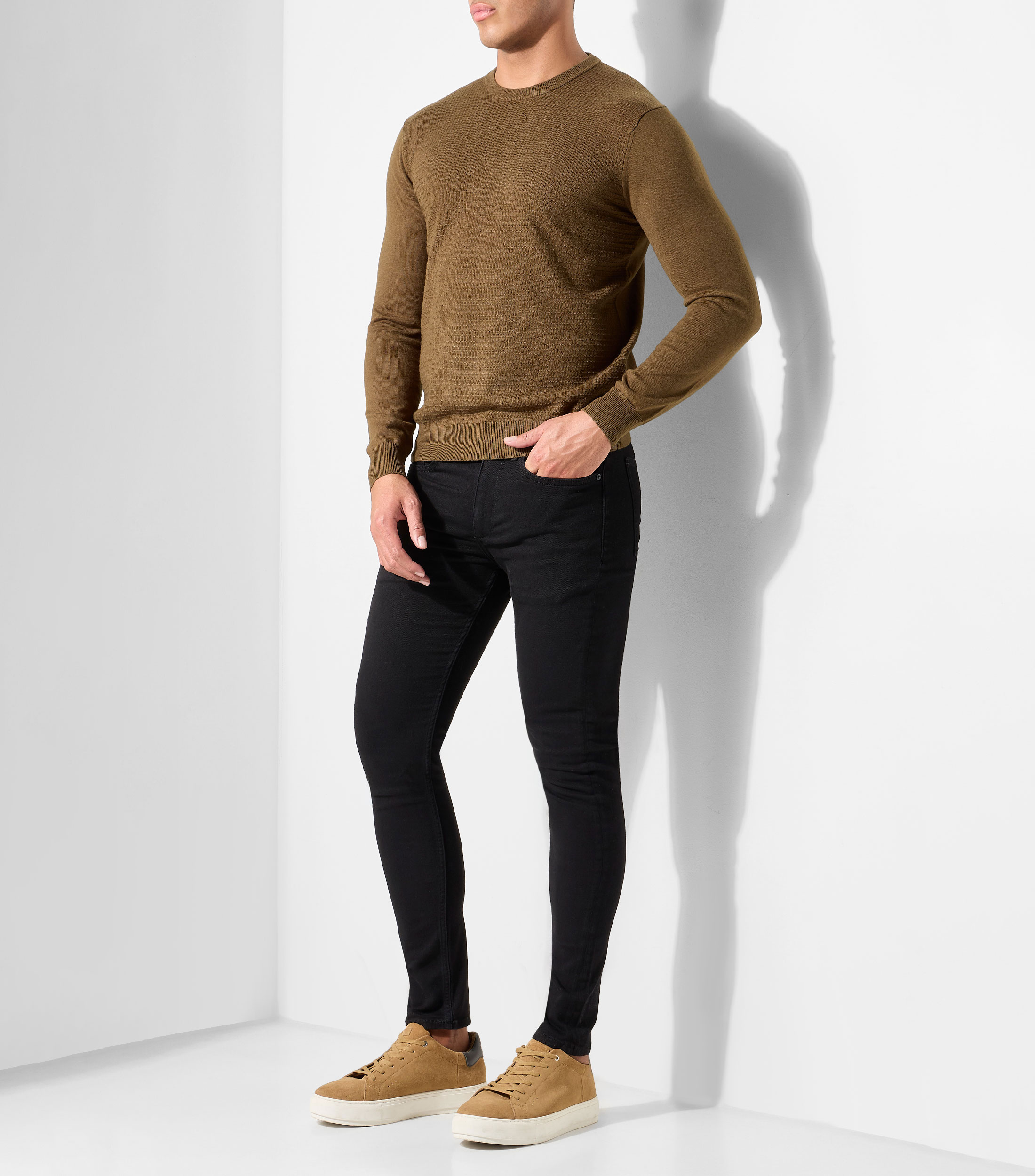 Jeans de corte Skinny Hombre