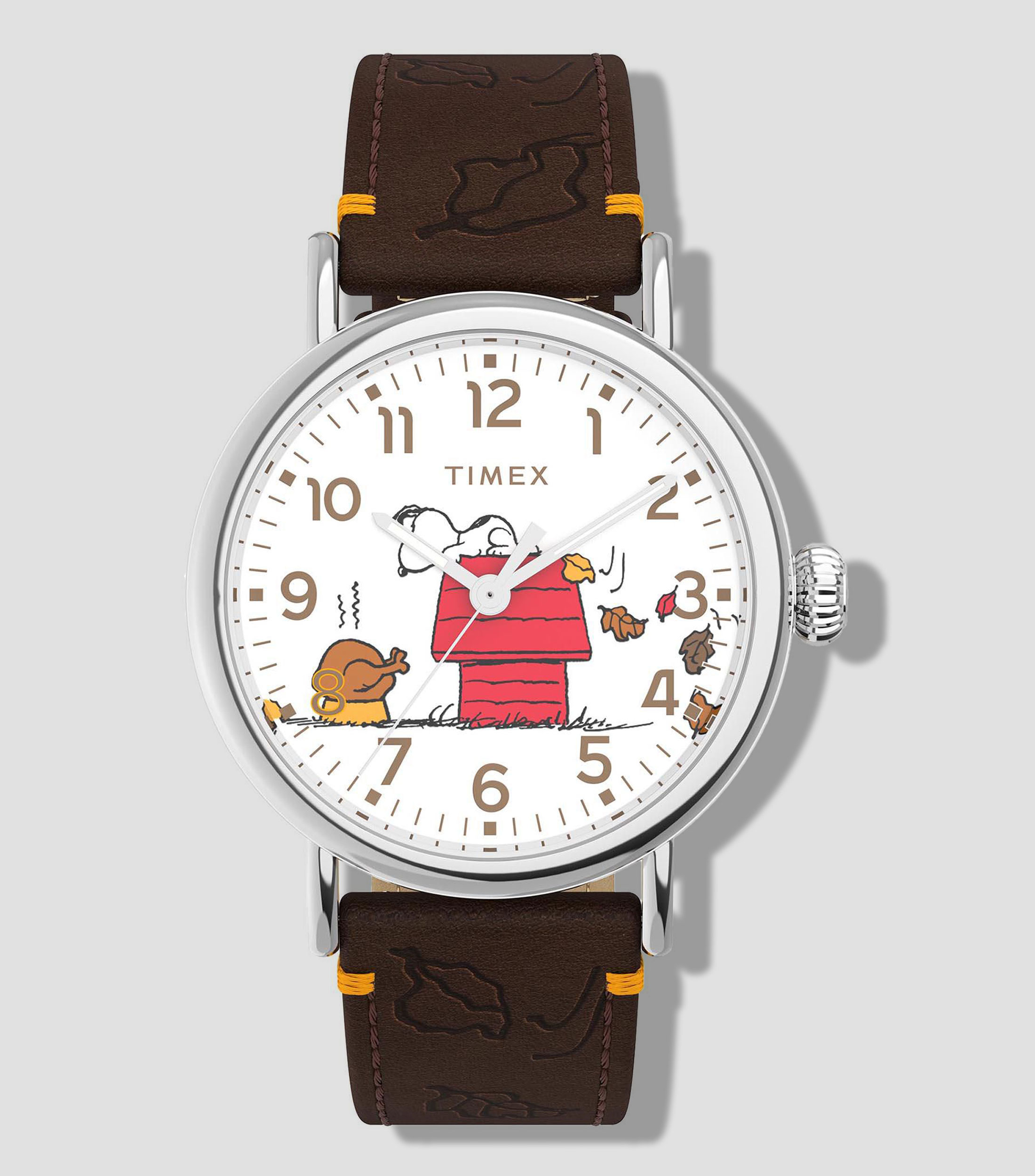Reloj Unisex Peanuts Waterbury Thanksgiving casual plateado