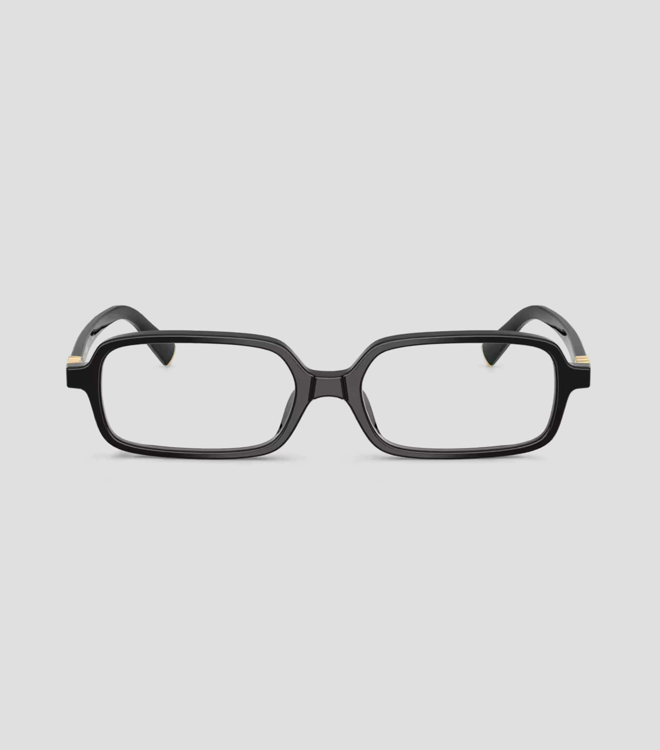 Lentes oftálmicos rectangulares negros Unisex