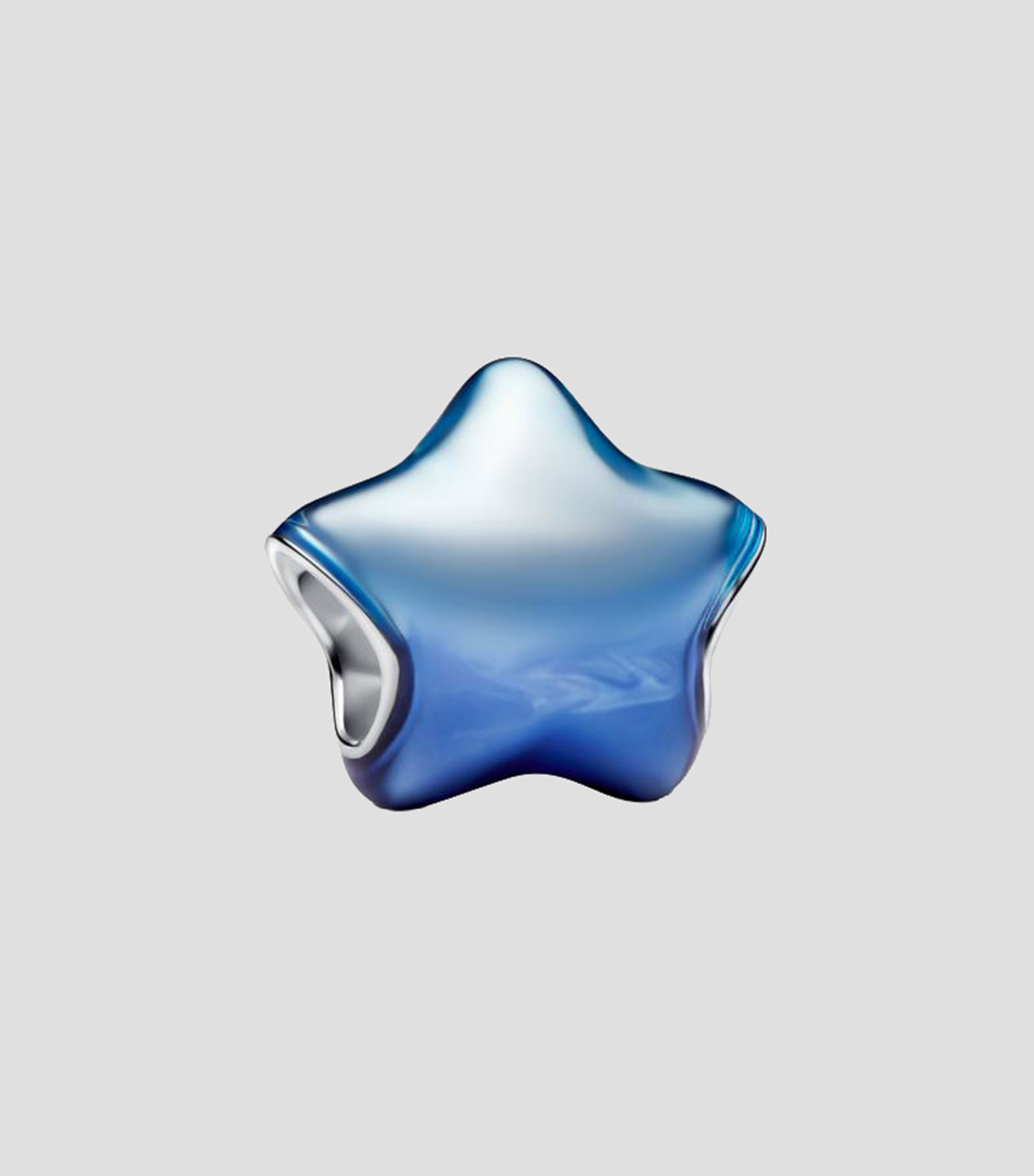 Charm de estrella en plata .925 Mujer
