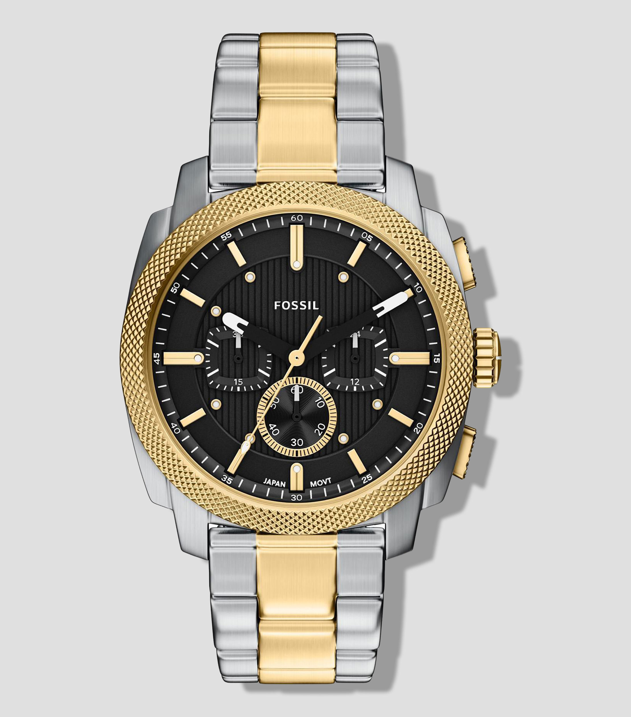 Reloj para Hombre Machine Casual Negro, Dorado