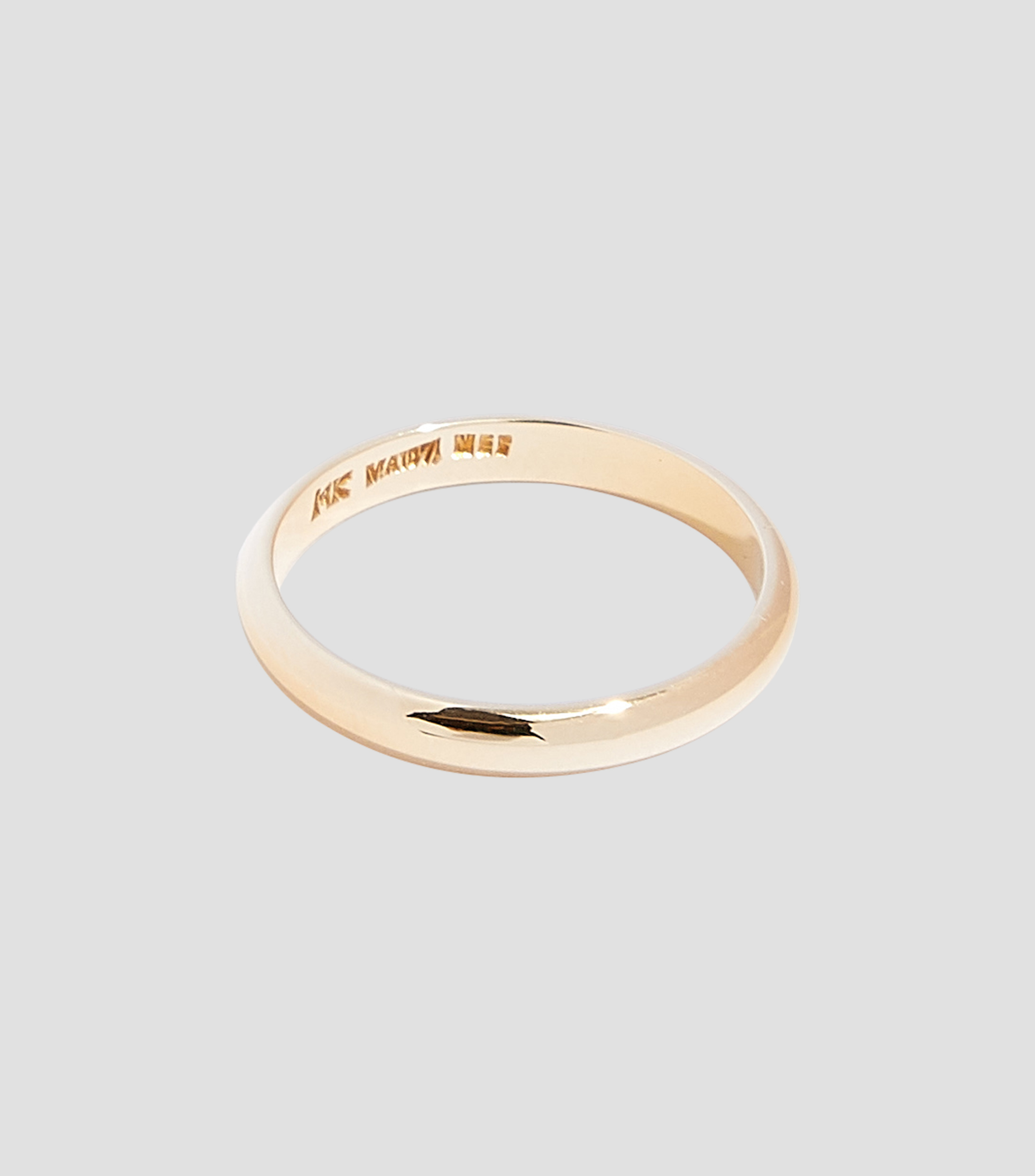 Argolla en oro Hombre Talla 67