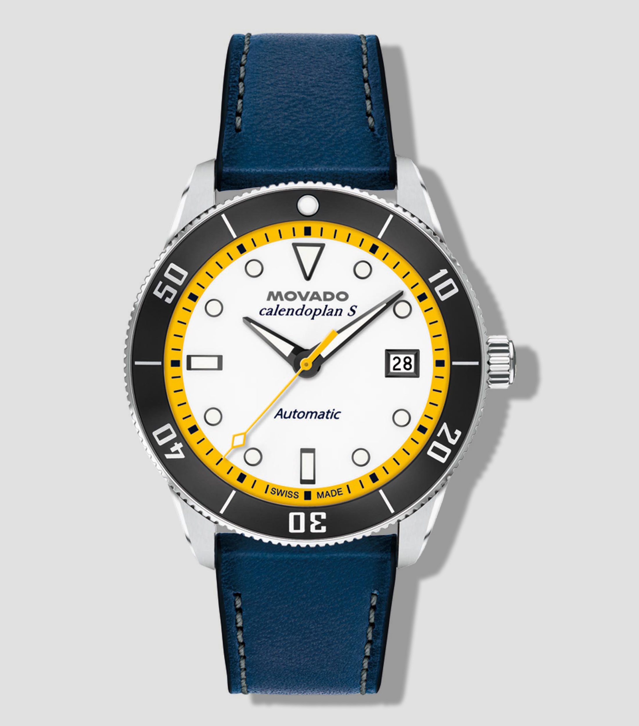 Reloj para Hombre Heritage Calendoplan S Casual Blanco, Negro