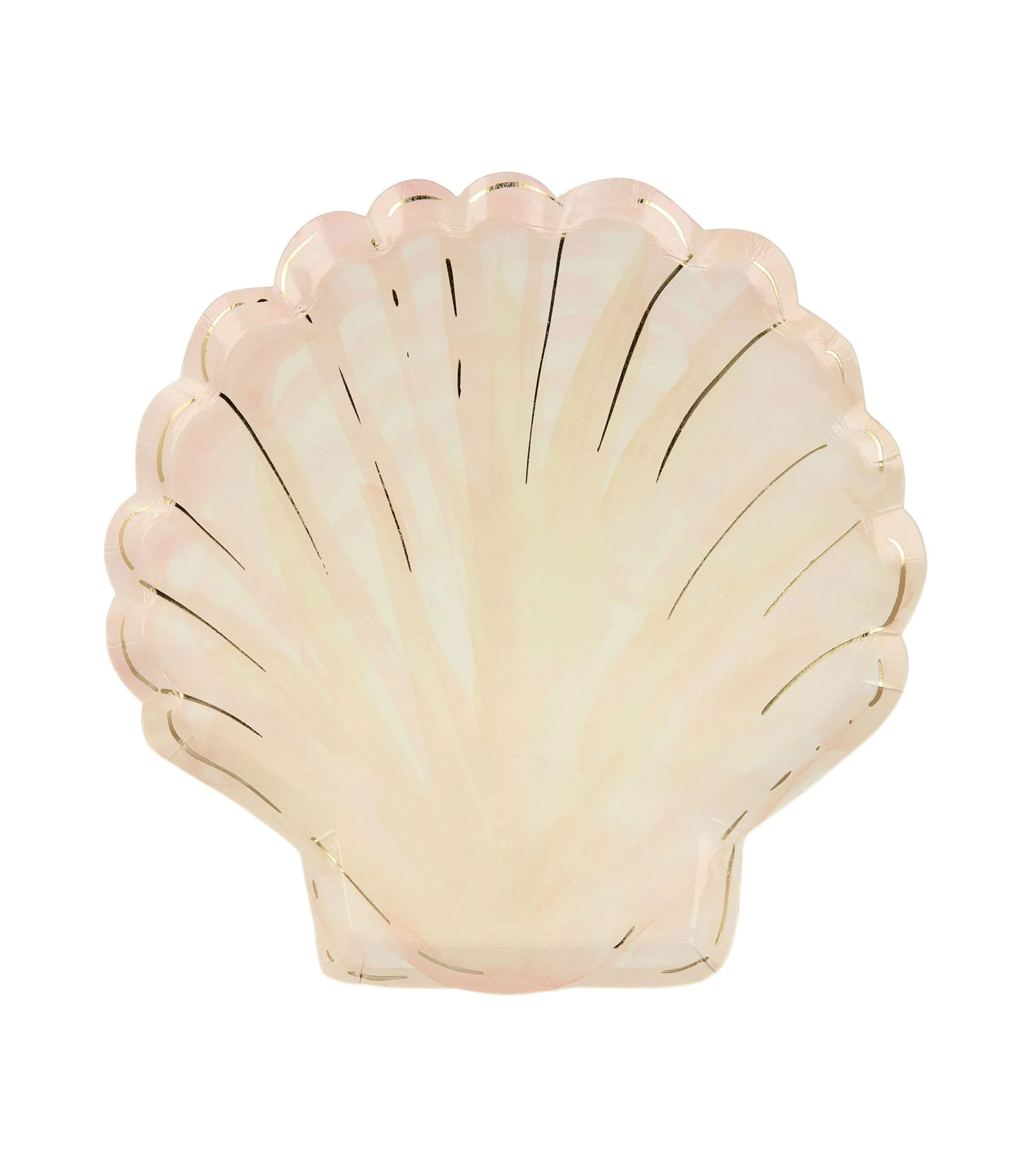 Set 8 Platos Watercolour Clam Shell