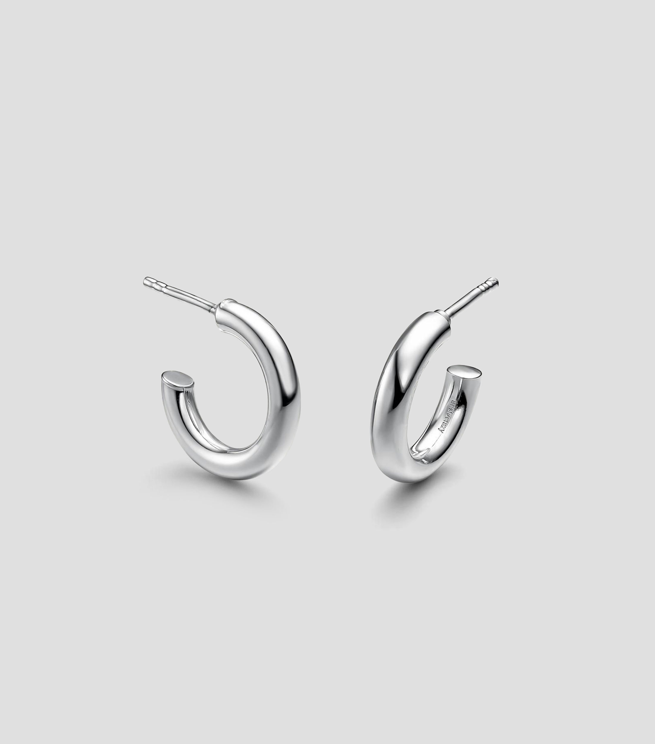Pendientes en plata .925 Hoop Earrings Mujer