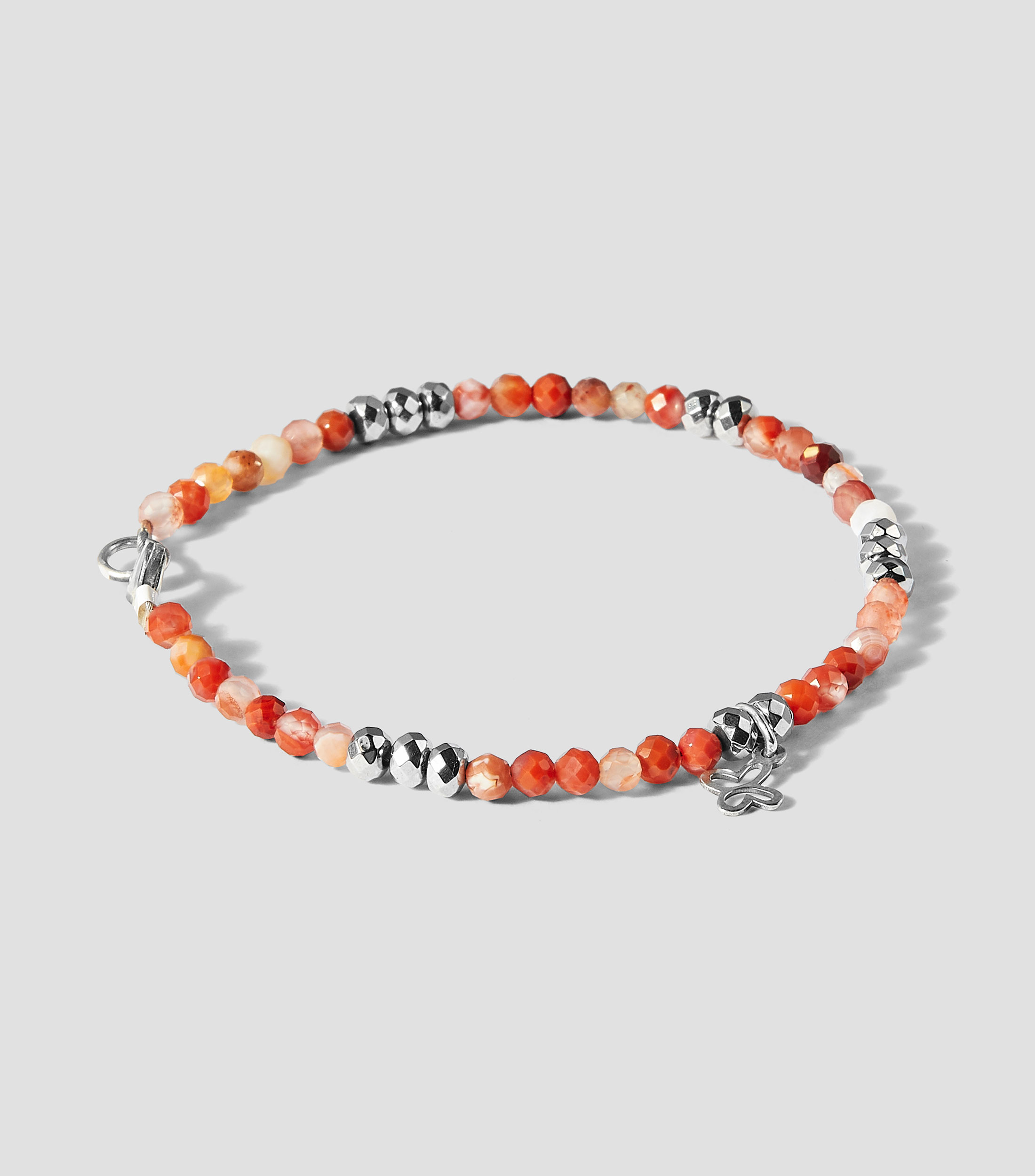 Pulsera con cornalina Mujer