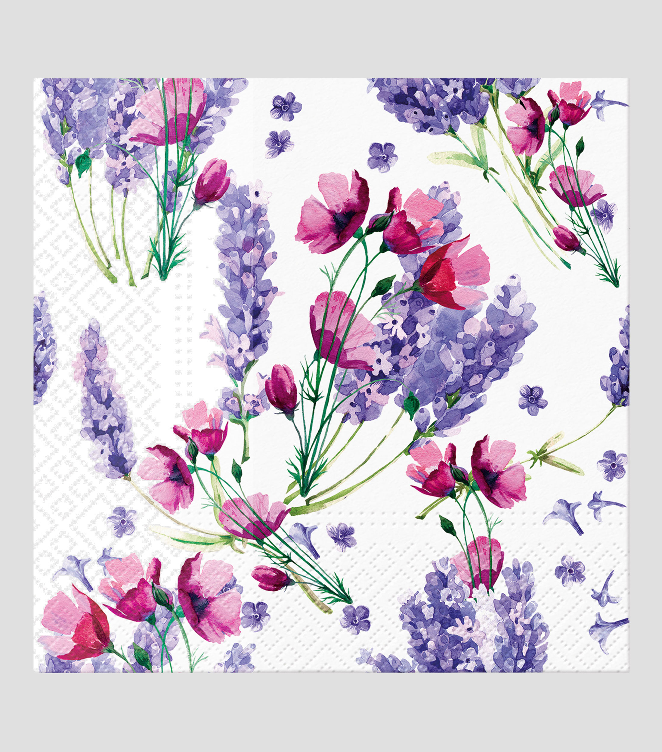 Servilleta Flores Lavanda