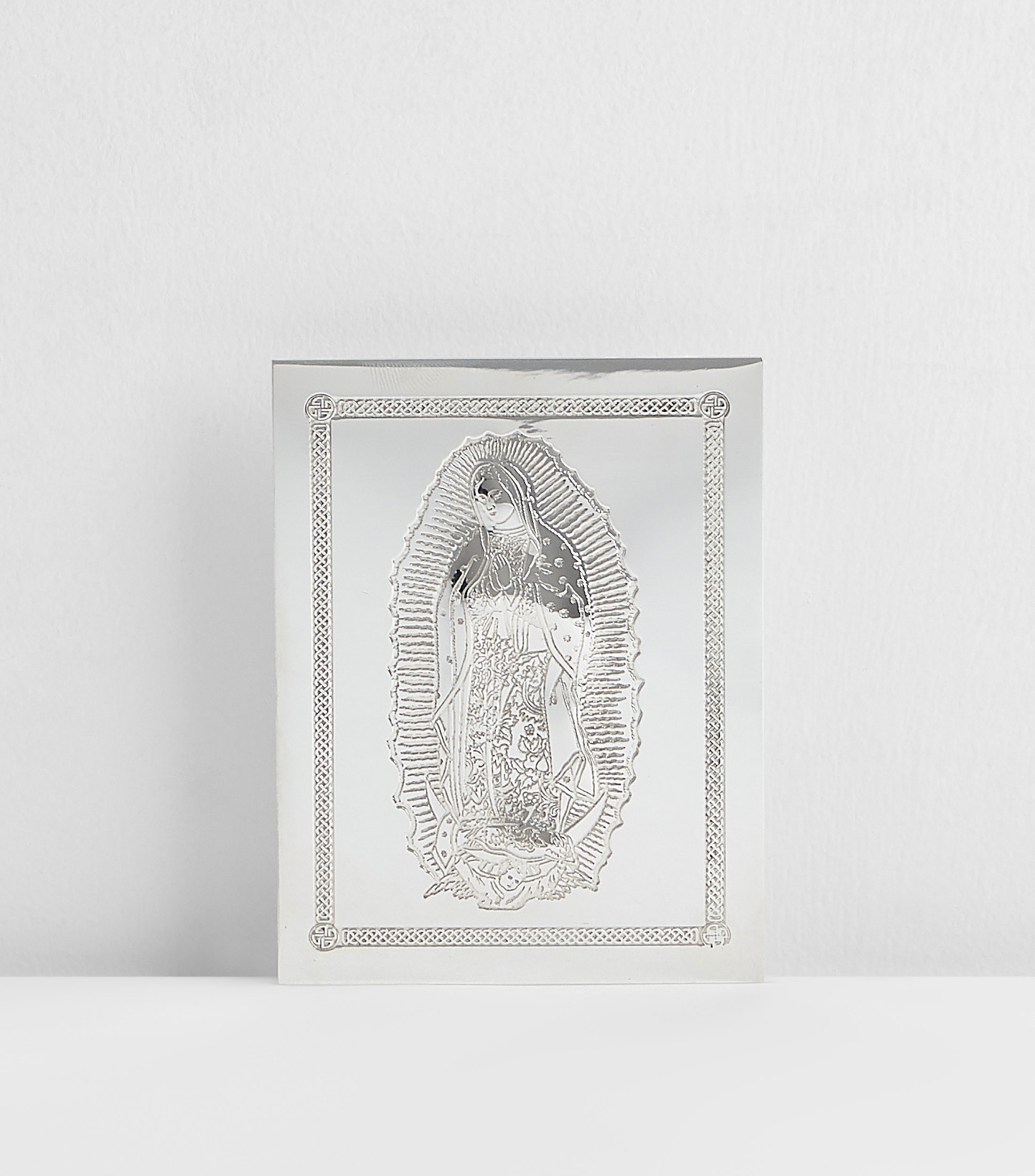 Ícono Virgen de Guadalupe en Metal