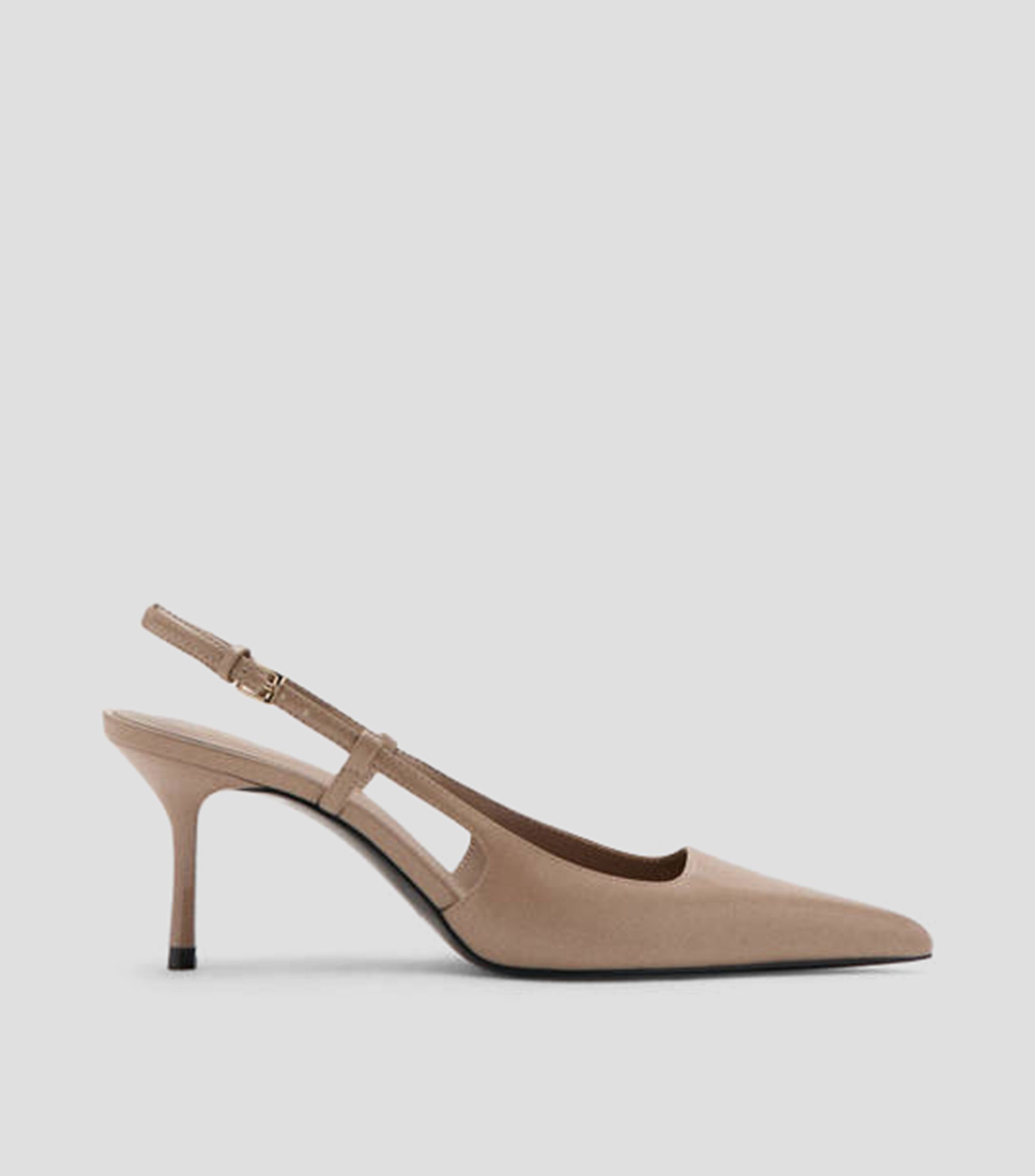 Zapatillas tacón mediano de aguja Mujer