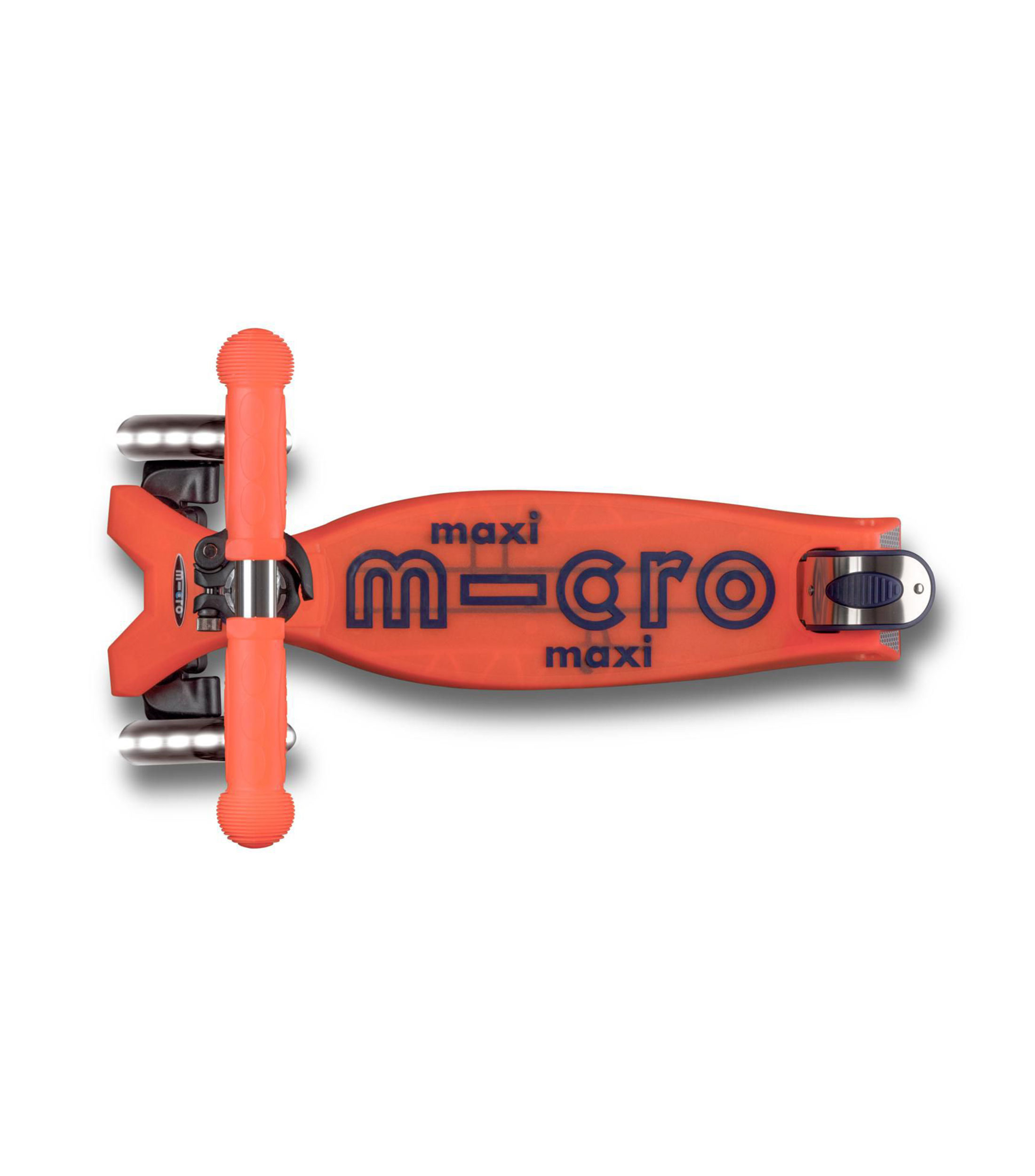Scooter Maxi Micro Deluxe Glow LED Aura Red