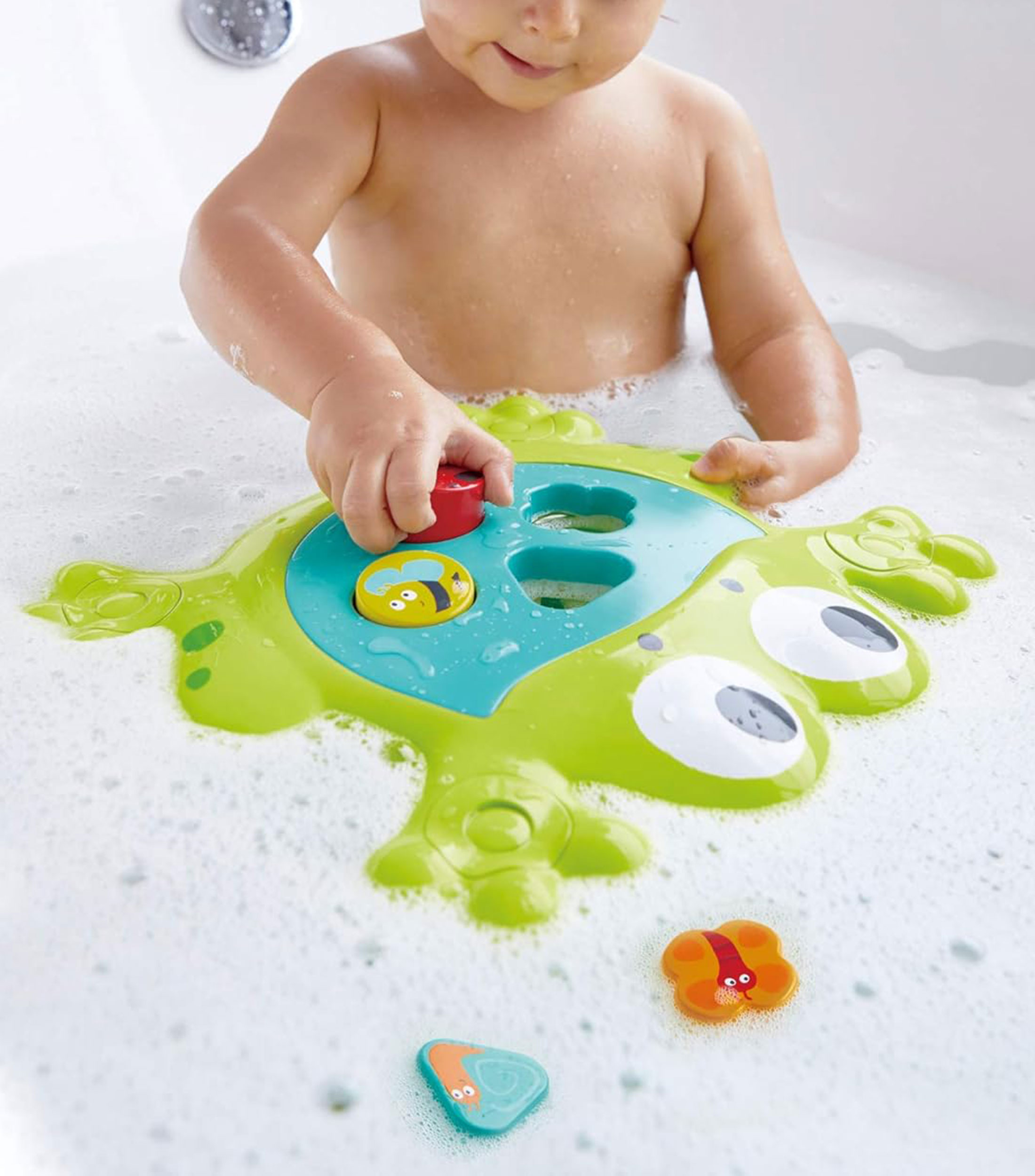 Rana comilona flotante para baño