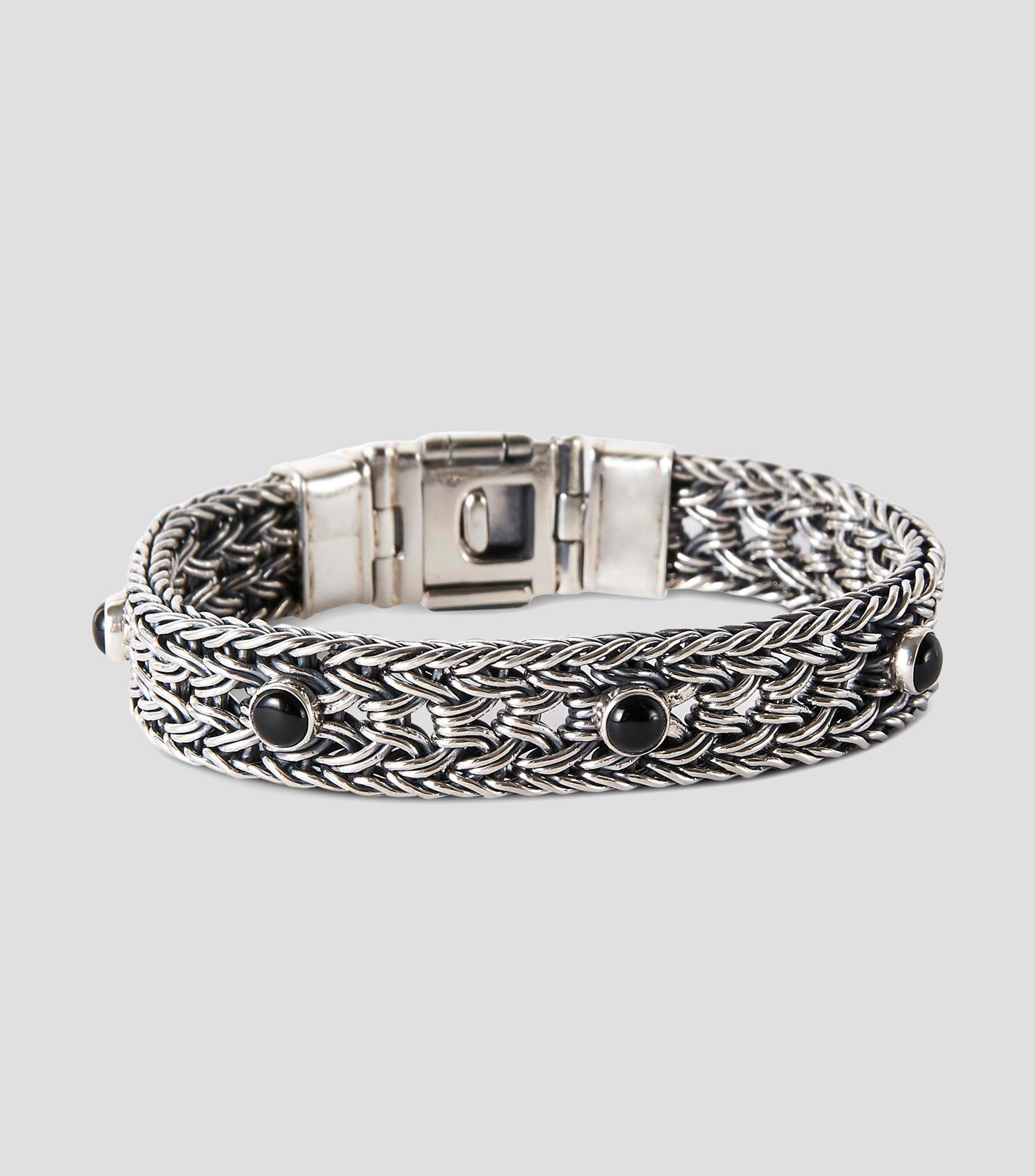 Pulsera en plata .925 ónix Unisex
