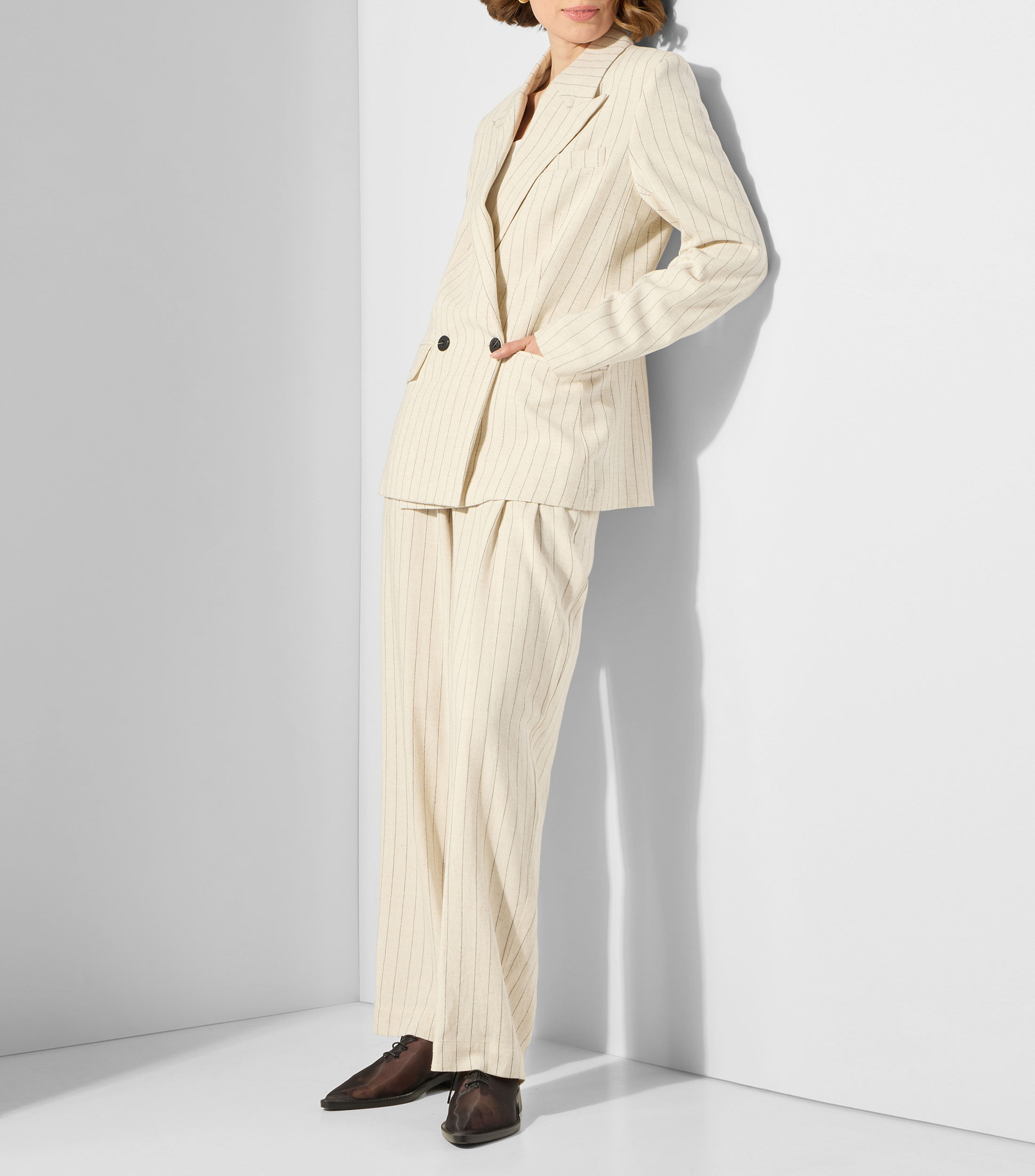 Blazer con rayas Mujer