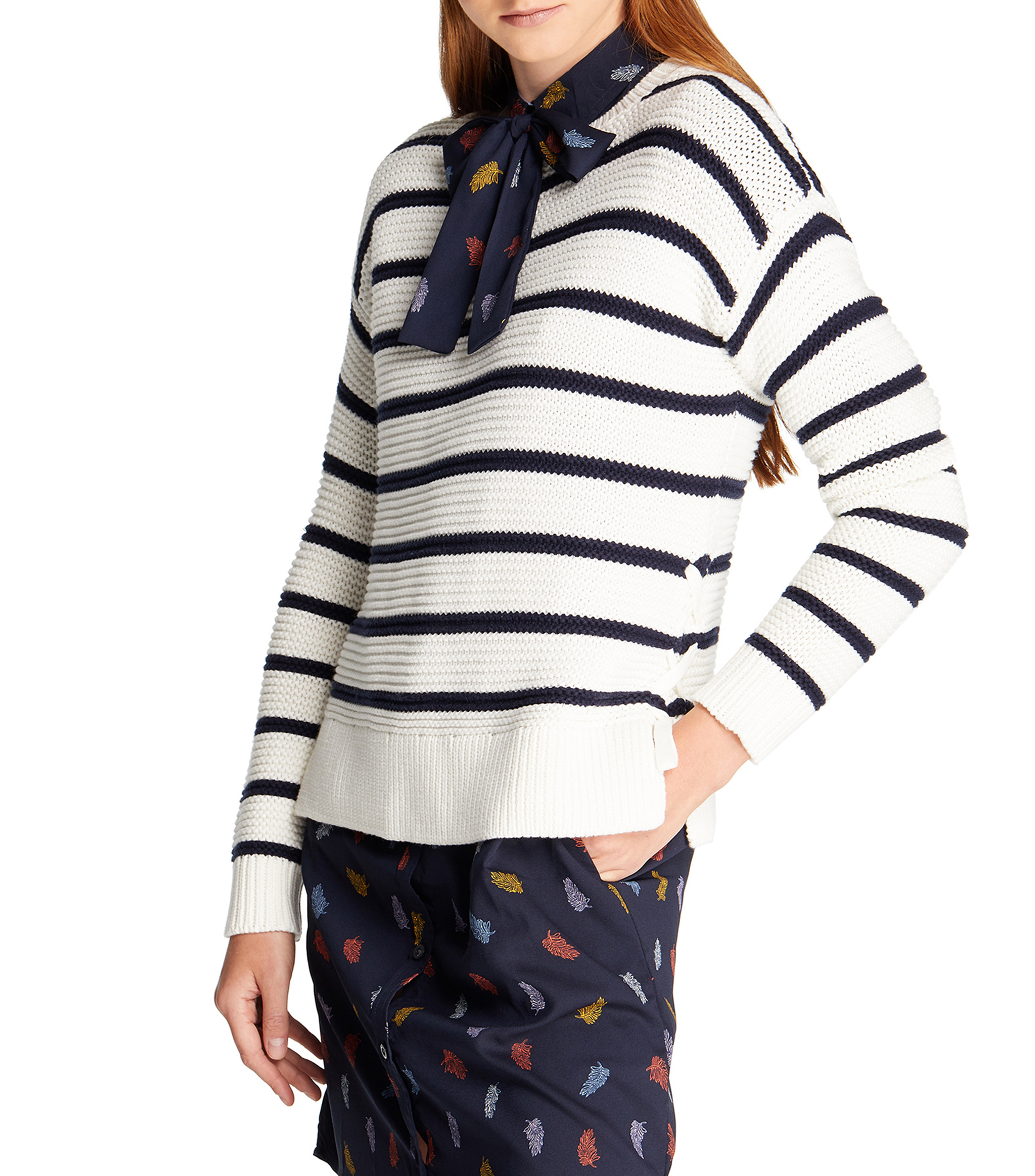 Nautica Suéter cuello redondo Mujer