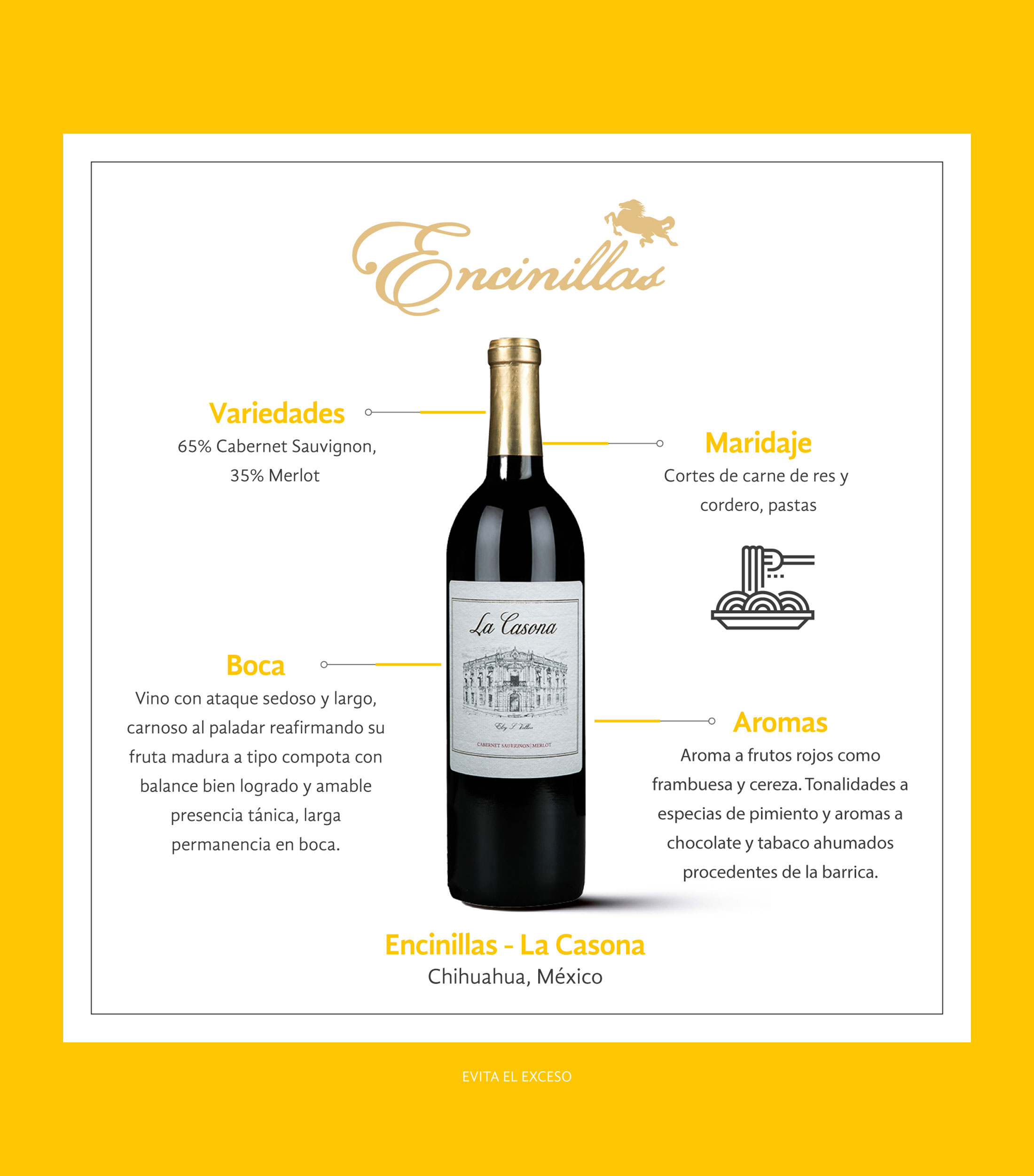 Vino Tinto Ensamble, La Casona, México 750 ml