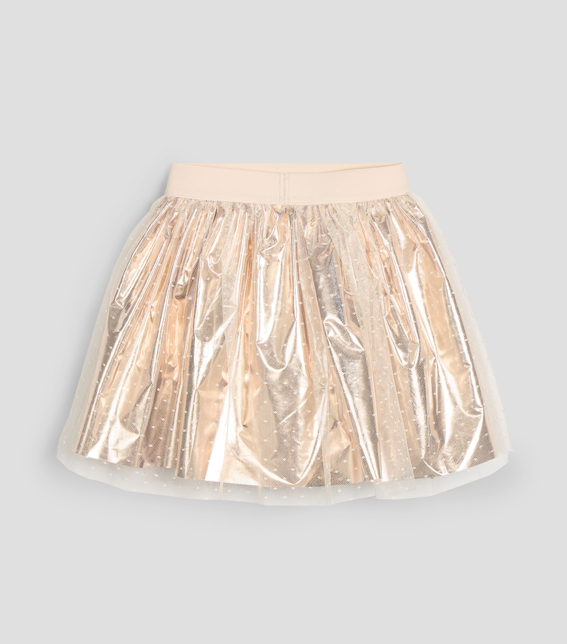 Falda midi de corte regular lisa Niña