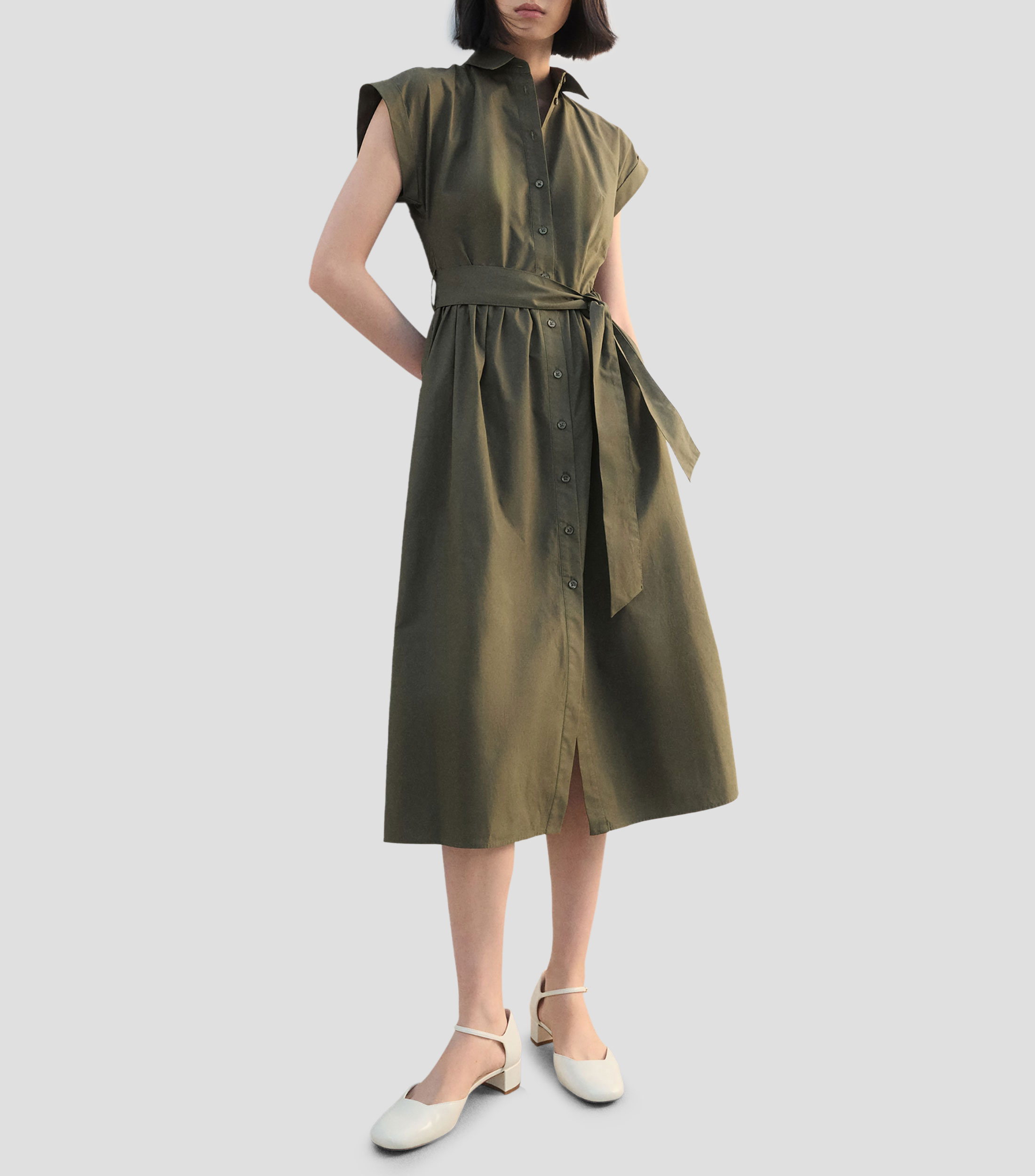 Vestido largo liso Pupih Mujer