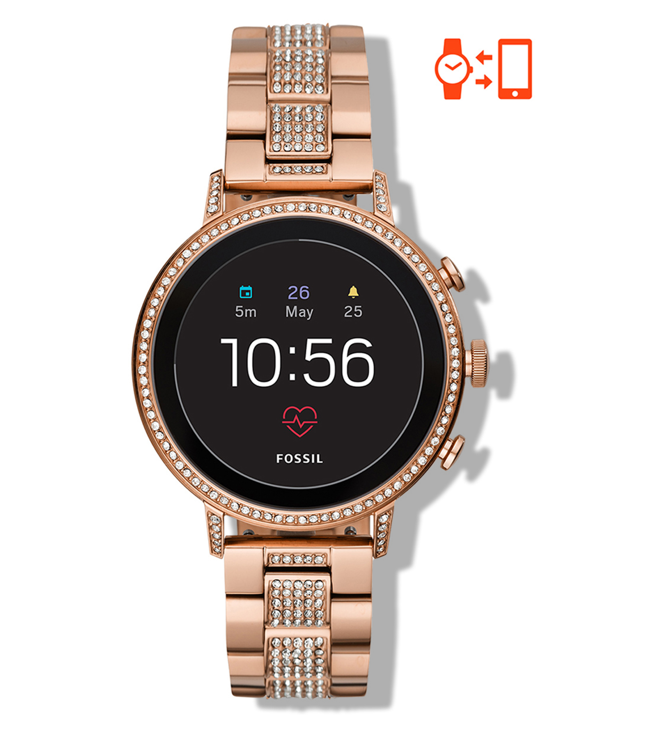 Fossil Smartwatch Q Venture HR Sport Mujer - El de Hierro