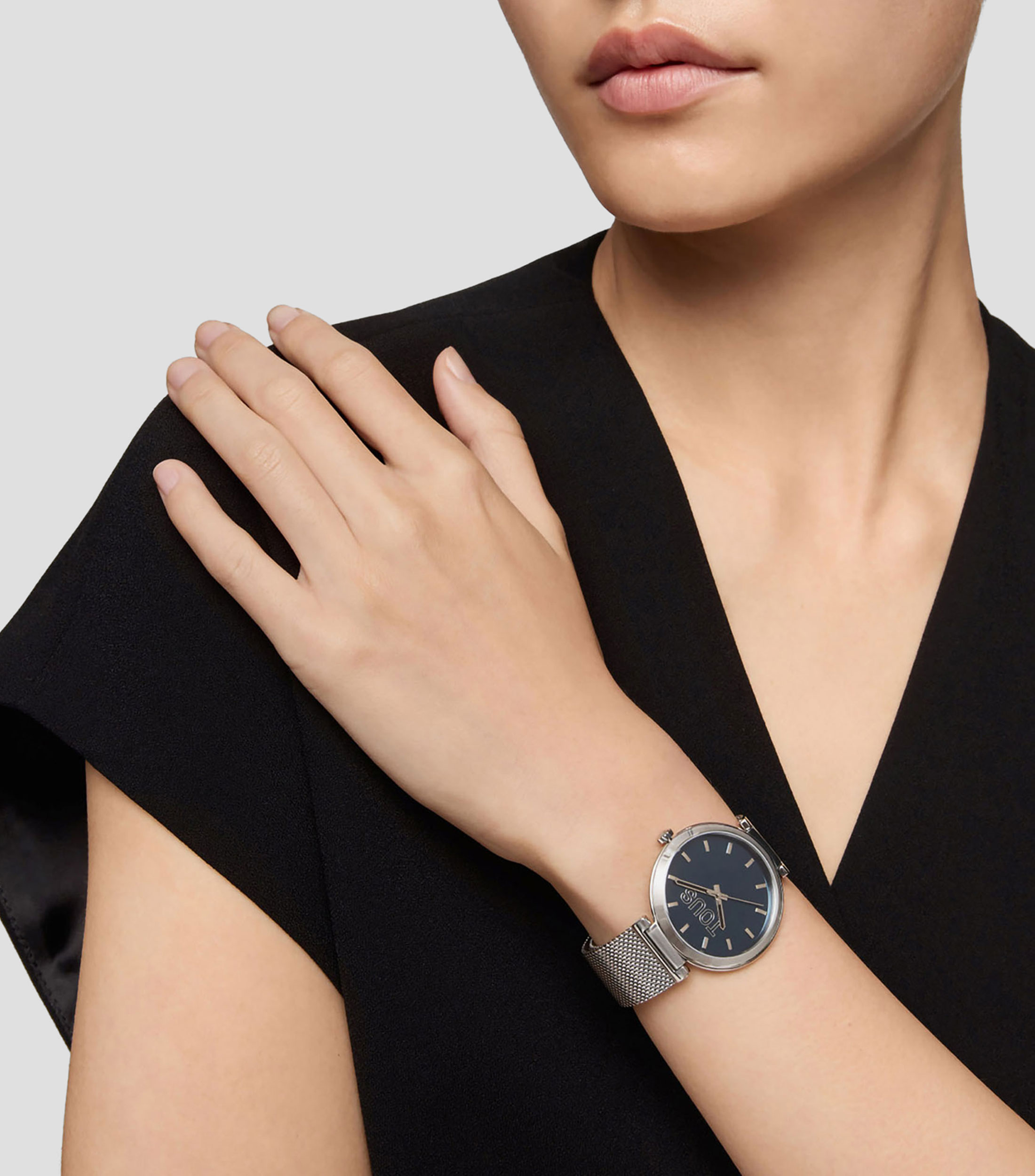 Reloj para Mujer S-Mesh Mirror casual plateado