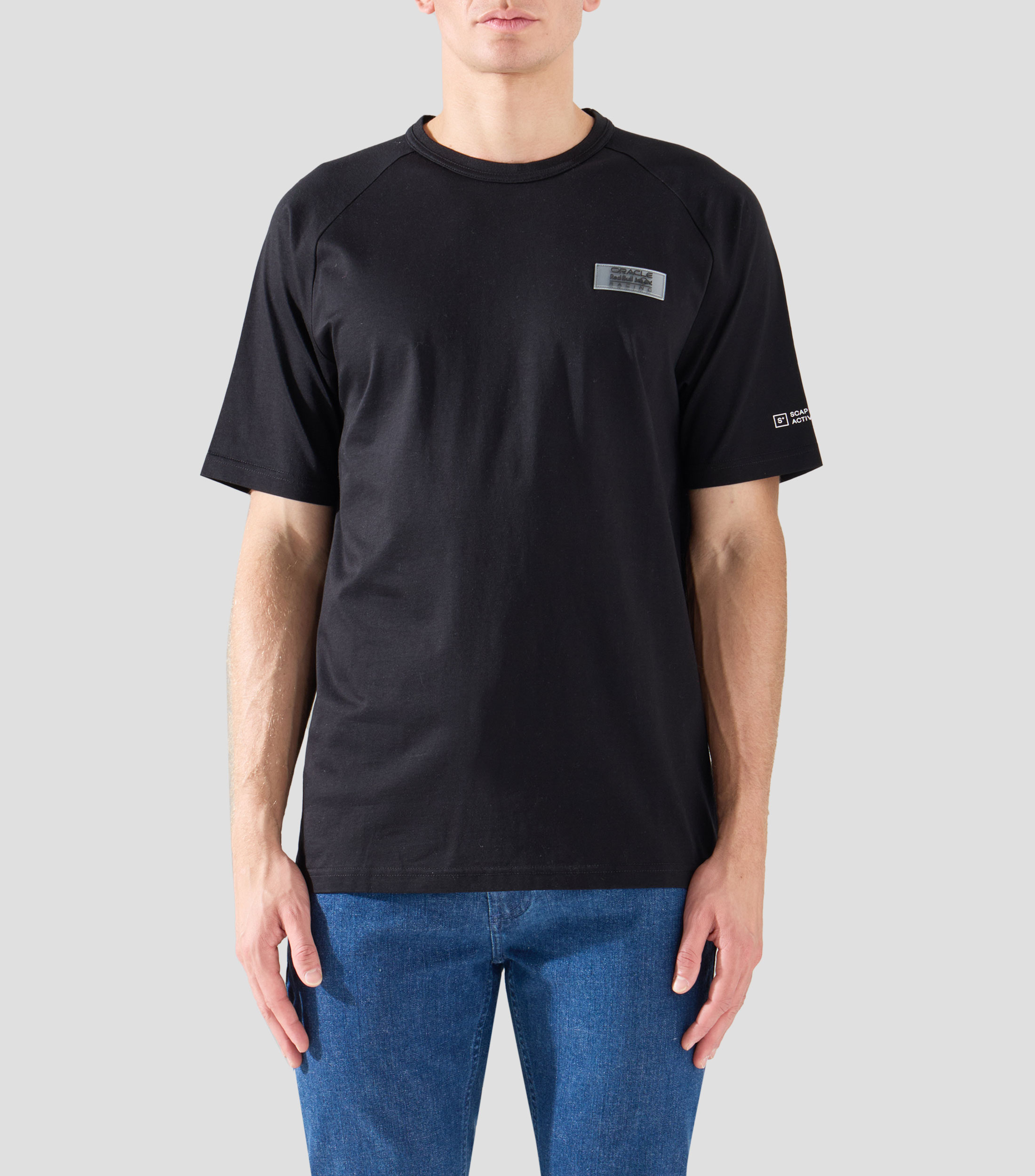 Playera de cuello redondo con manga corta Hombre