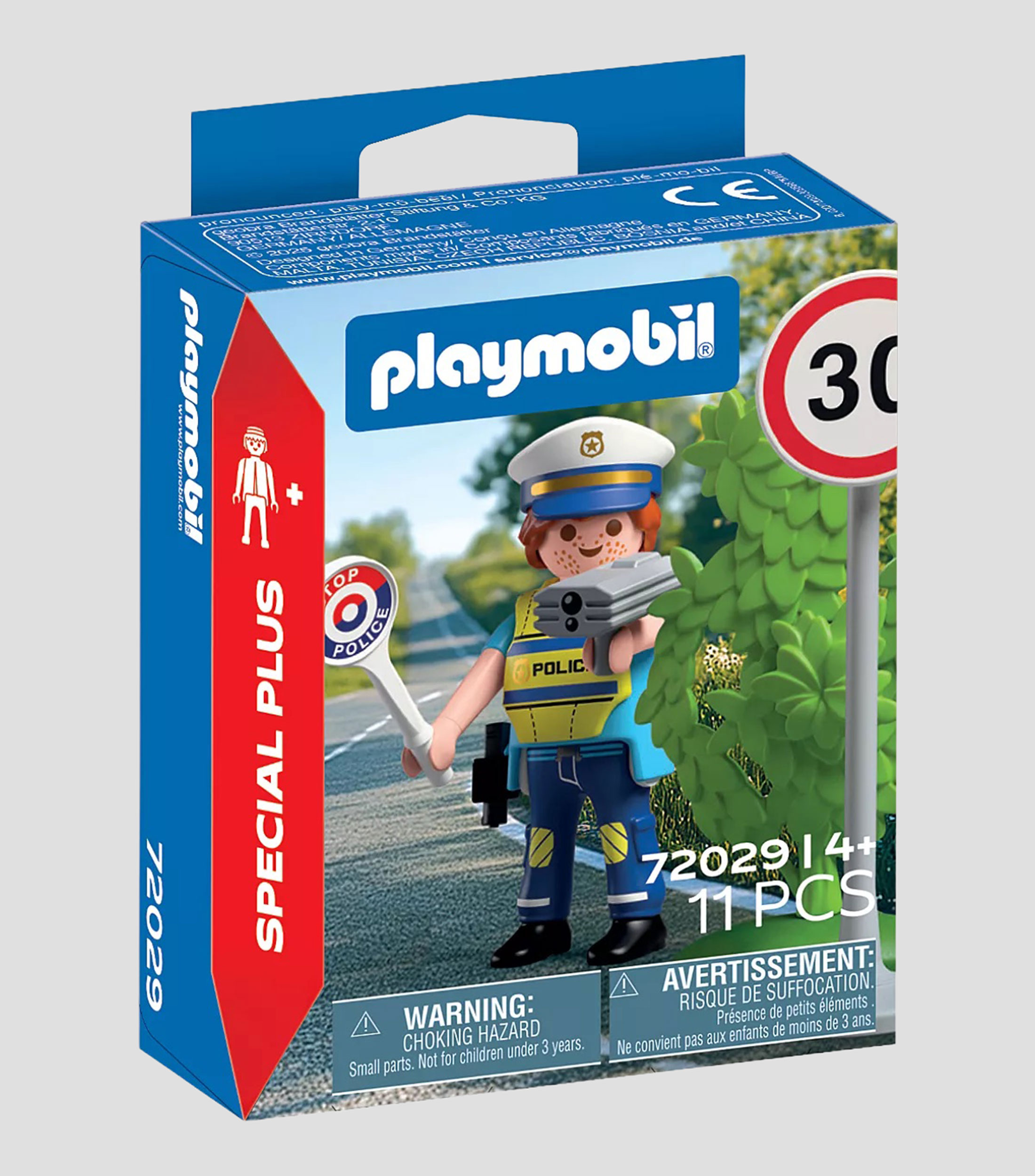 Playset Oficial de policía con detector de velocidad