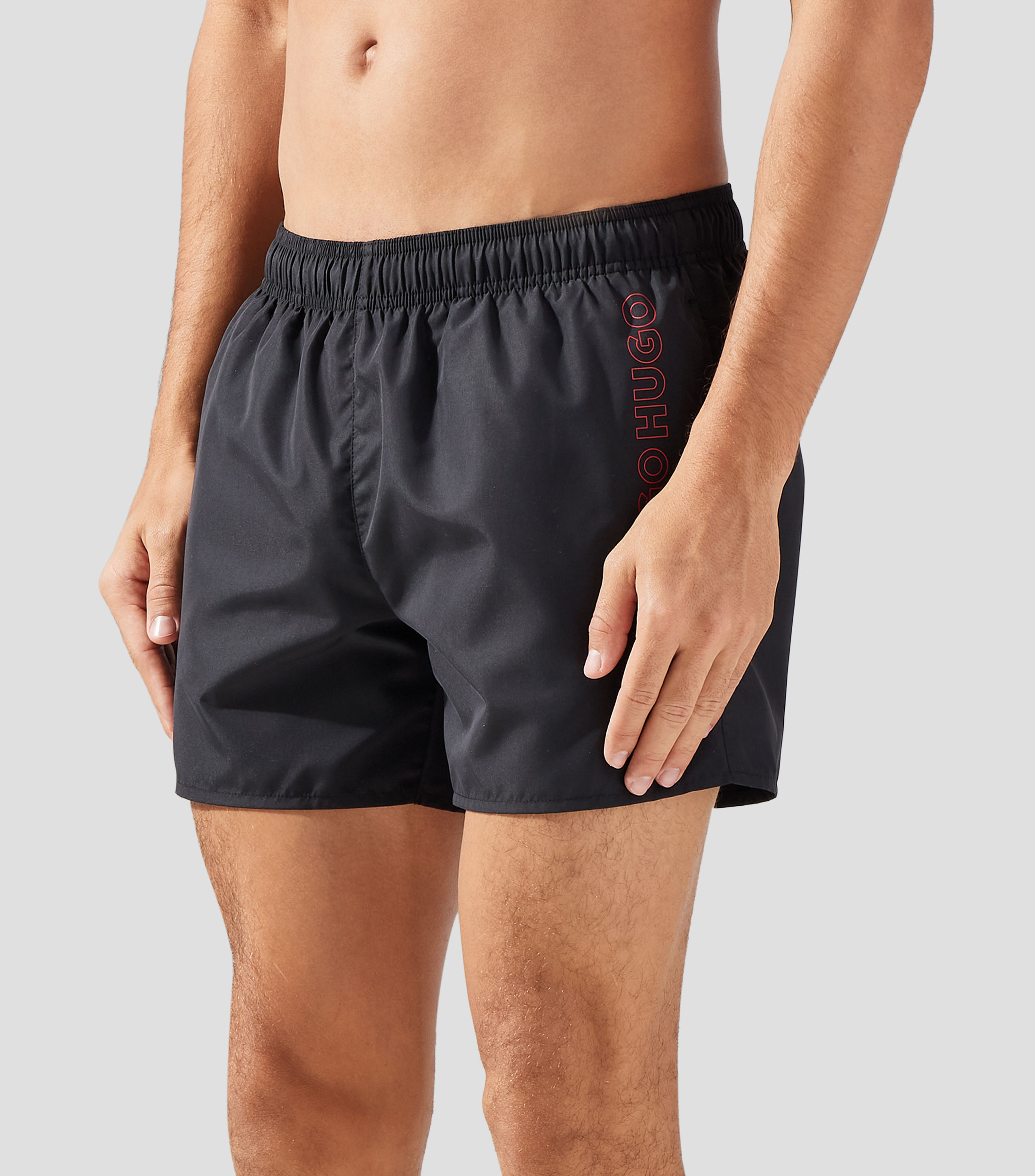 Traje de baño corto estampado Hombre