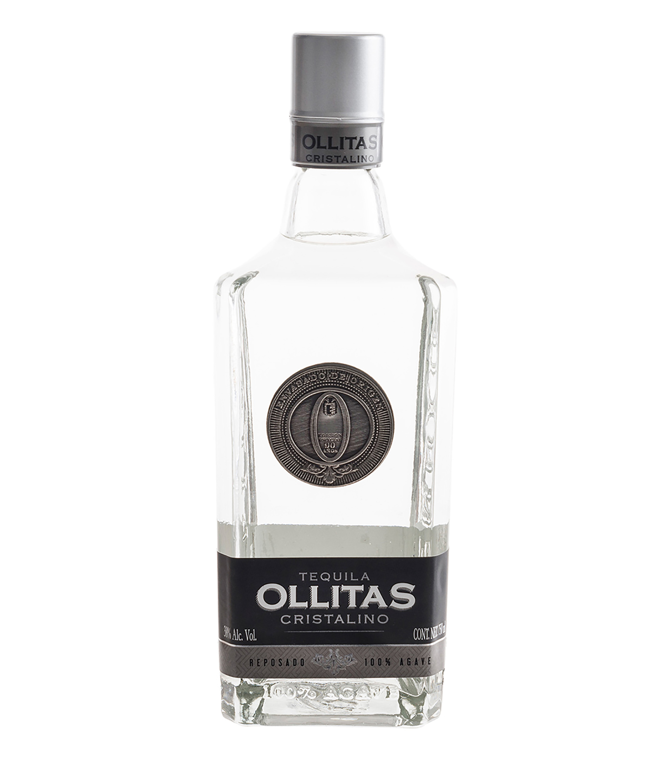 Tequila Orendain de Jalisco Tequila Reposado Ollitas Cristalino, 750 ml