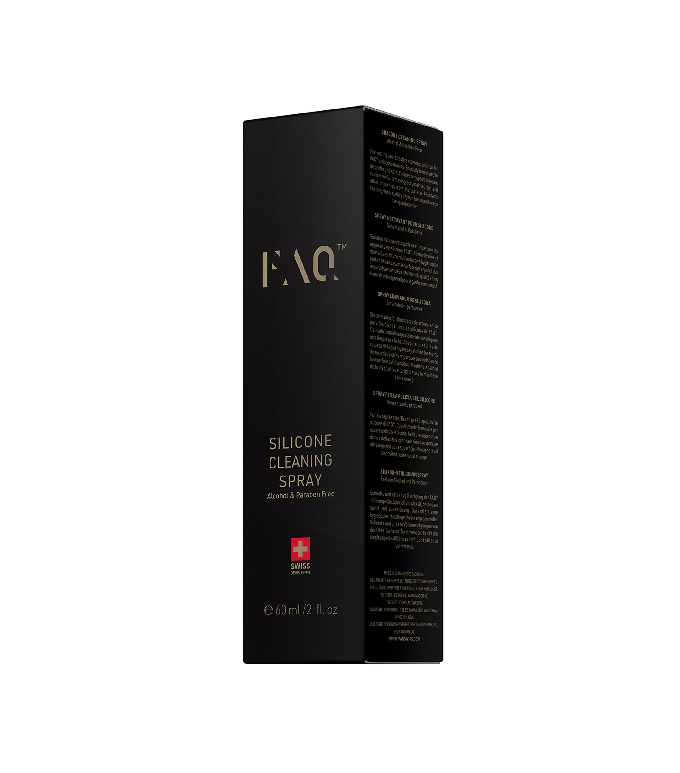 Tratamiento FAQ Facial Spray Limpiador de Silicona, 60 ml
