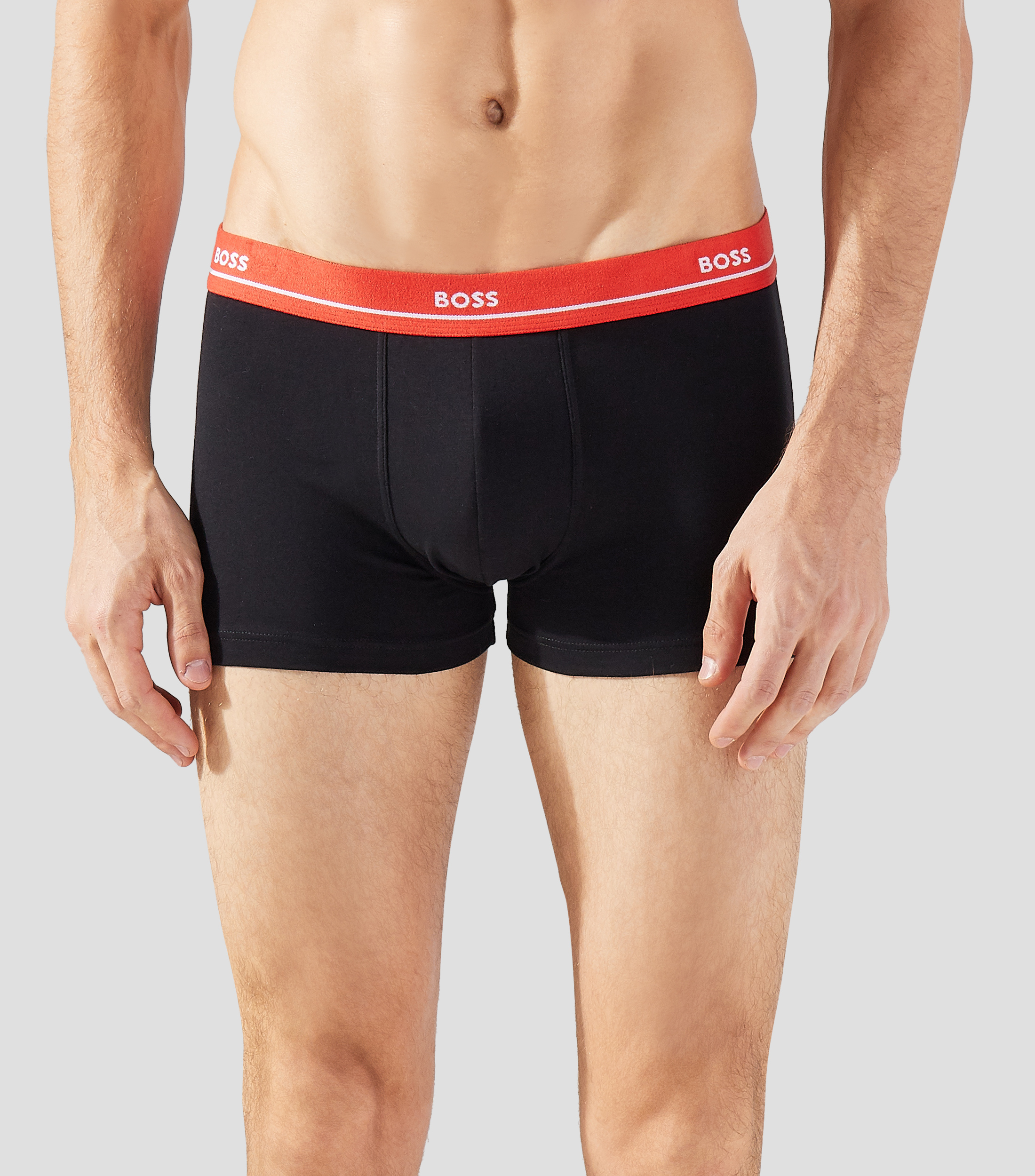 Boss Boxer Corti Uomo In Cotone Ed Elastan, Pacco Da 3 - Morbidi E Con Logo