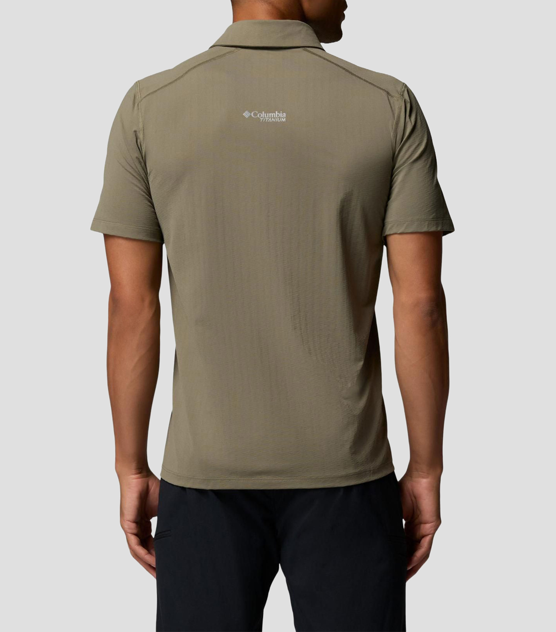 Playera tipo polo para senderismo de manga corta Diamond Peak Pro sólida Hombre