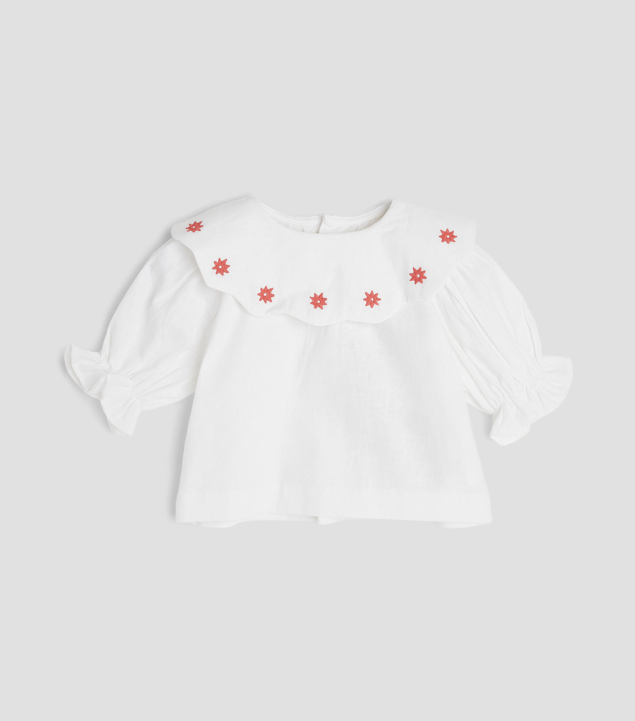 Blusa liso manga larga Bebé