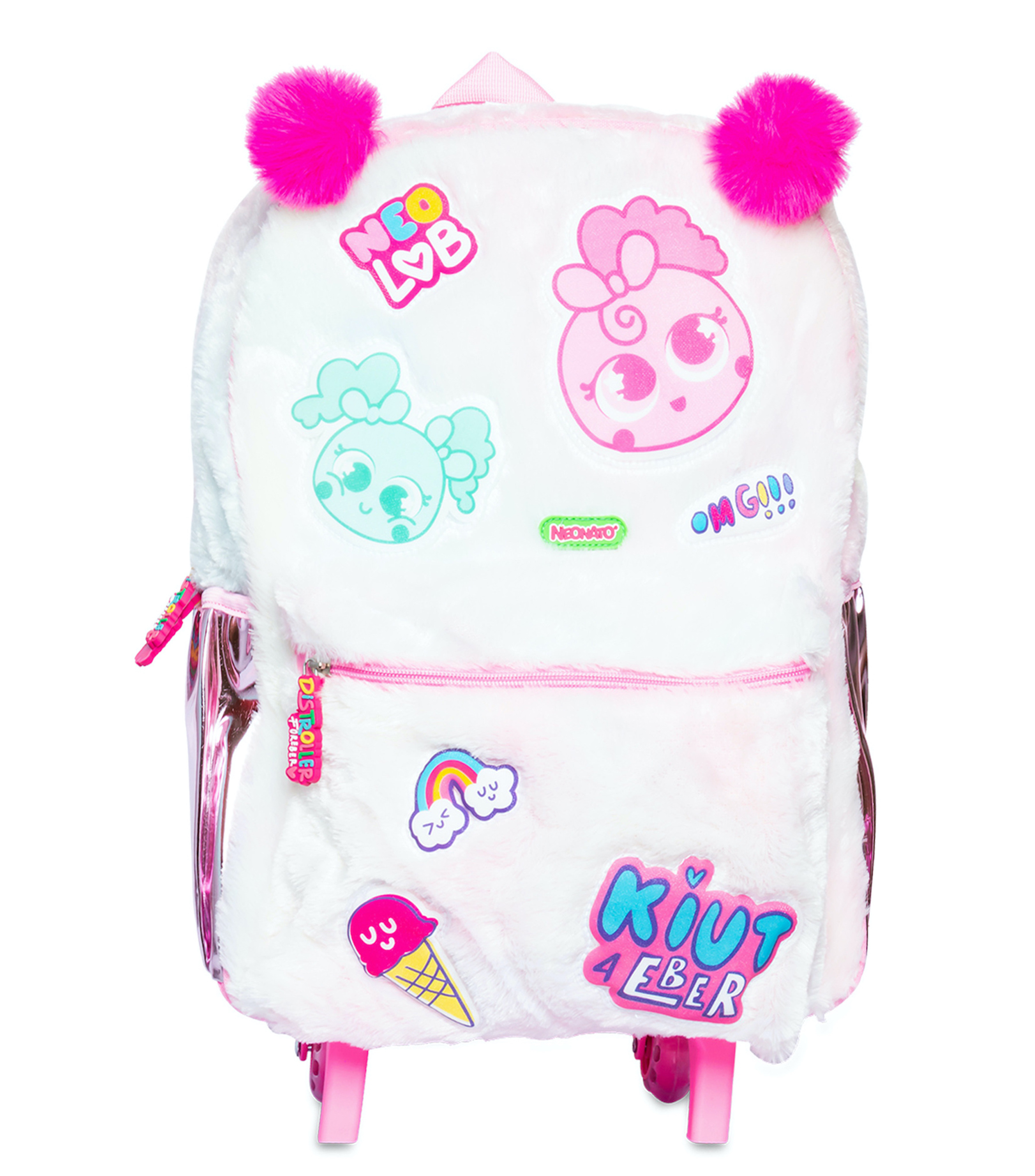 Distroller Mochila Escolar Roller Plush Neonato Multicolor Niña - El ...