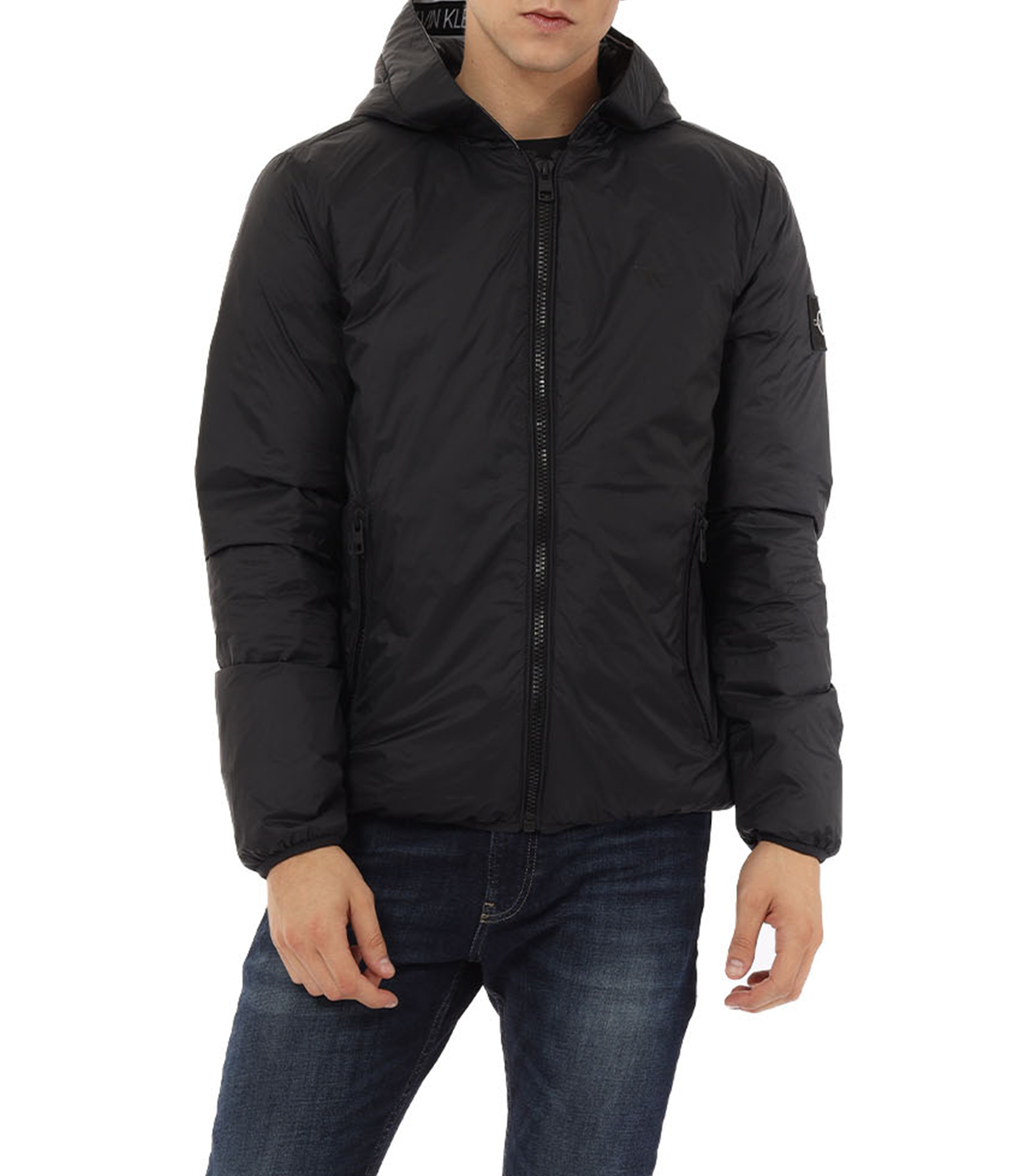 Chamarra Negra Calvin Klein Calvin Klein Chamarra Hombre - El Palacio de Hierro