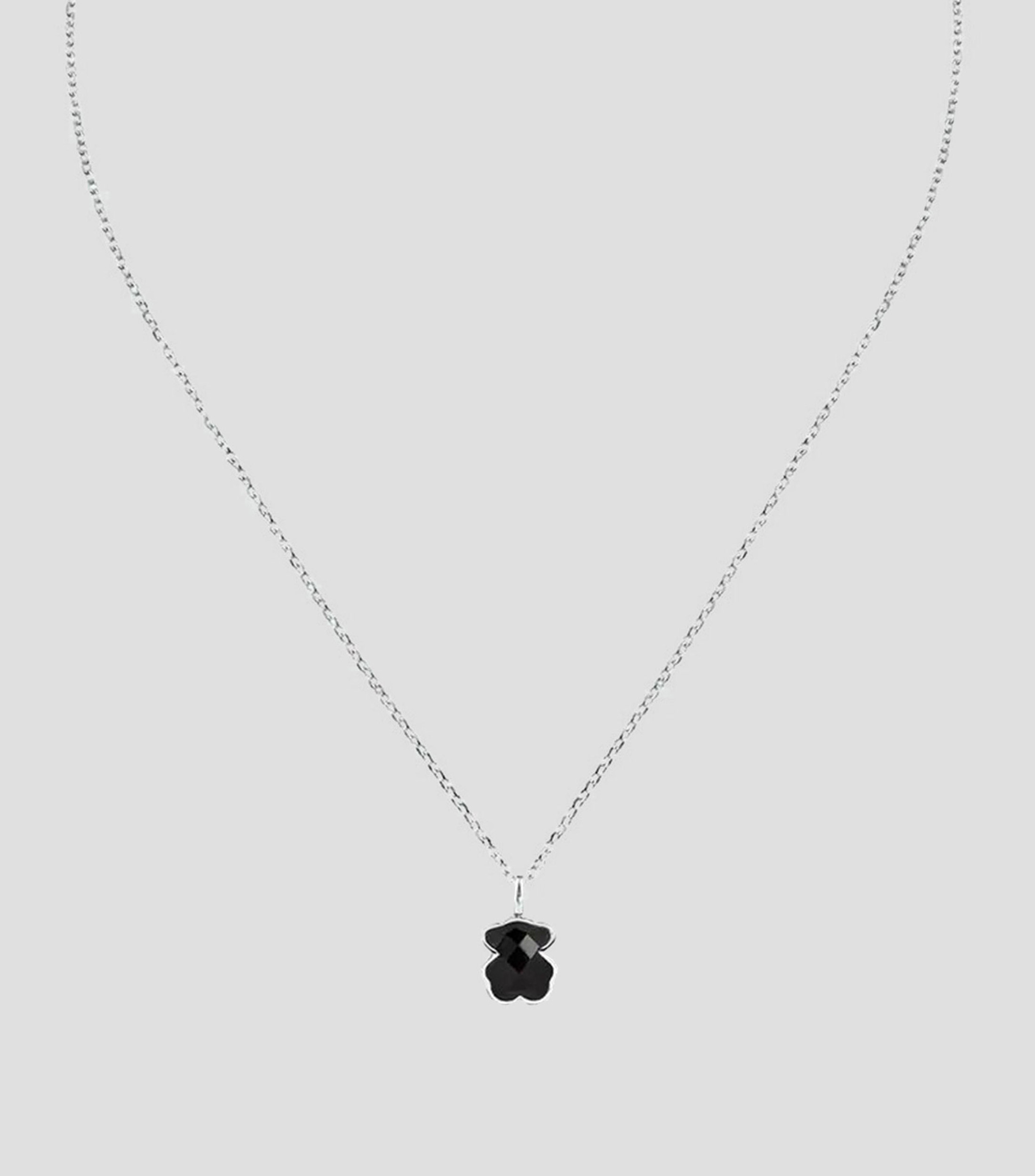 Collar en Plata .925 Color con onix Mujer
