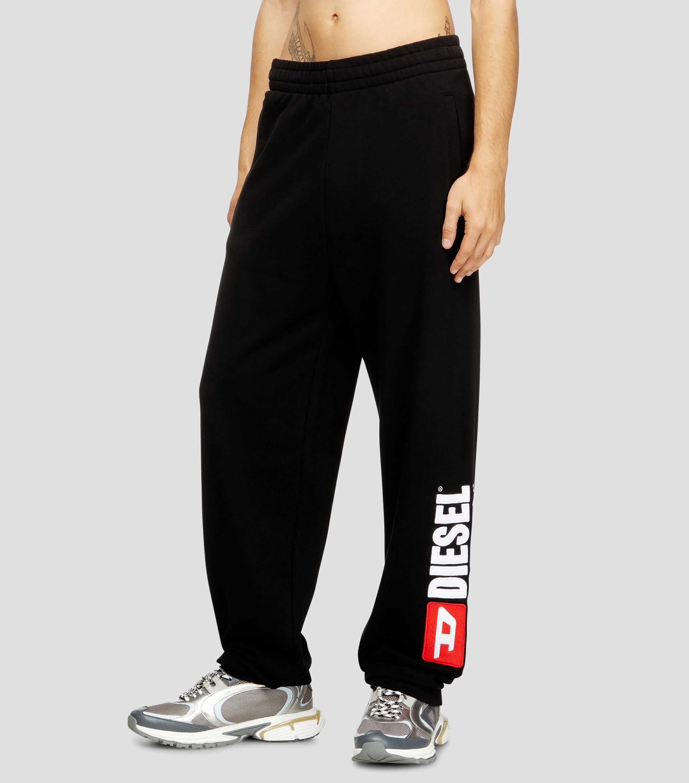 Pants de diseño sólido Hombre