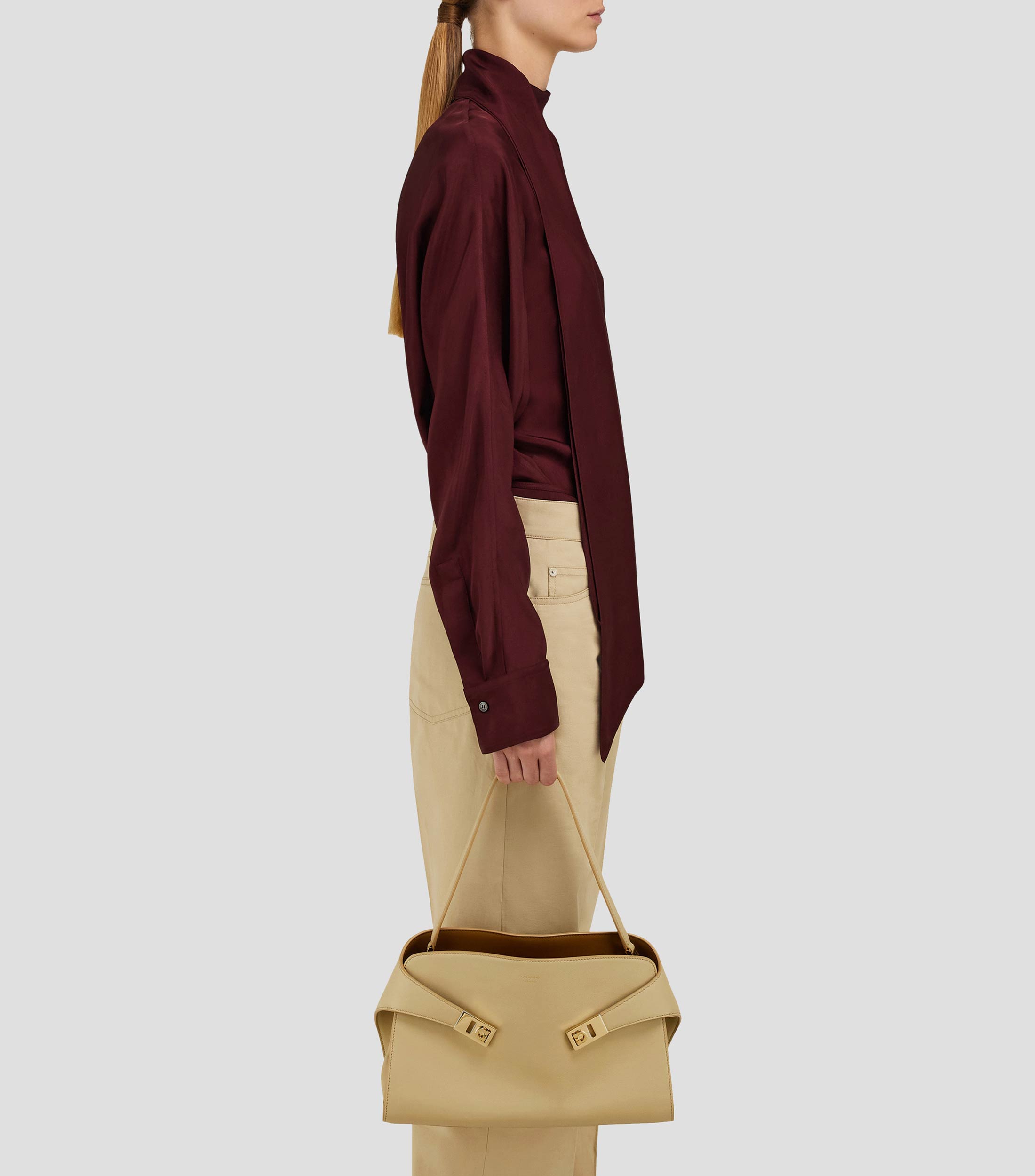 Bolsa de hombro Hug Soft bicolor Mujer