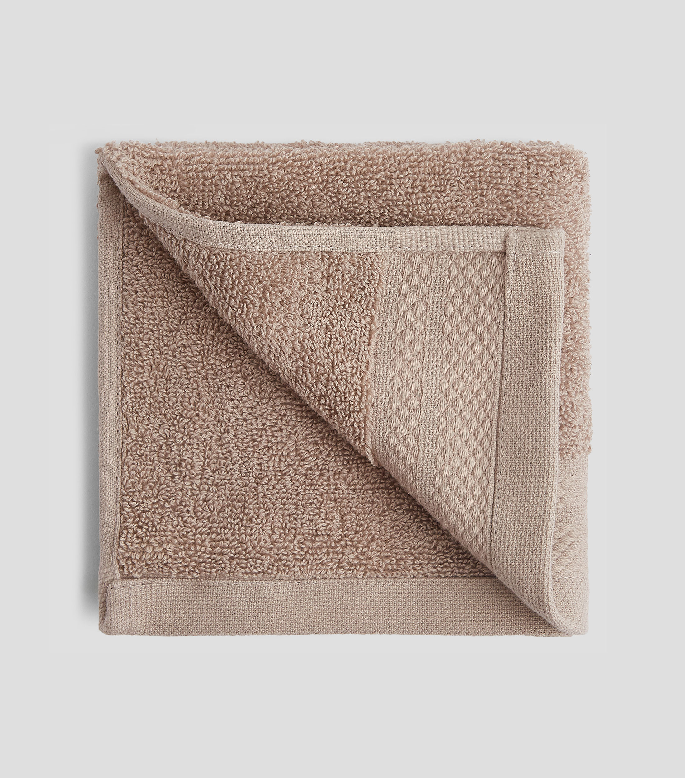 Toalla facial Portugal taupe