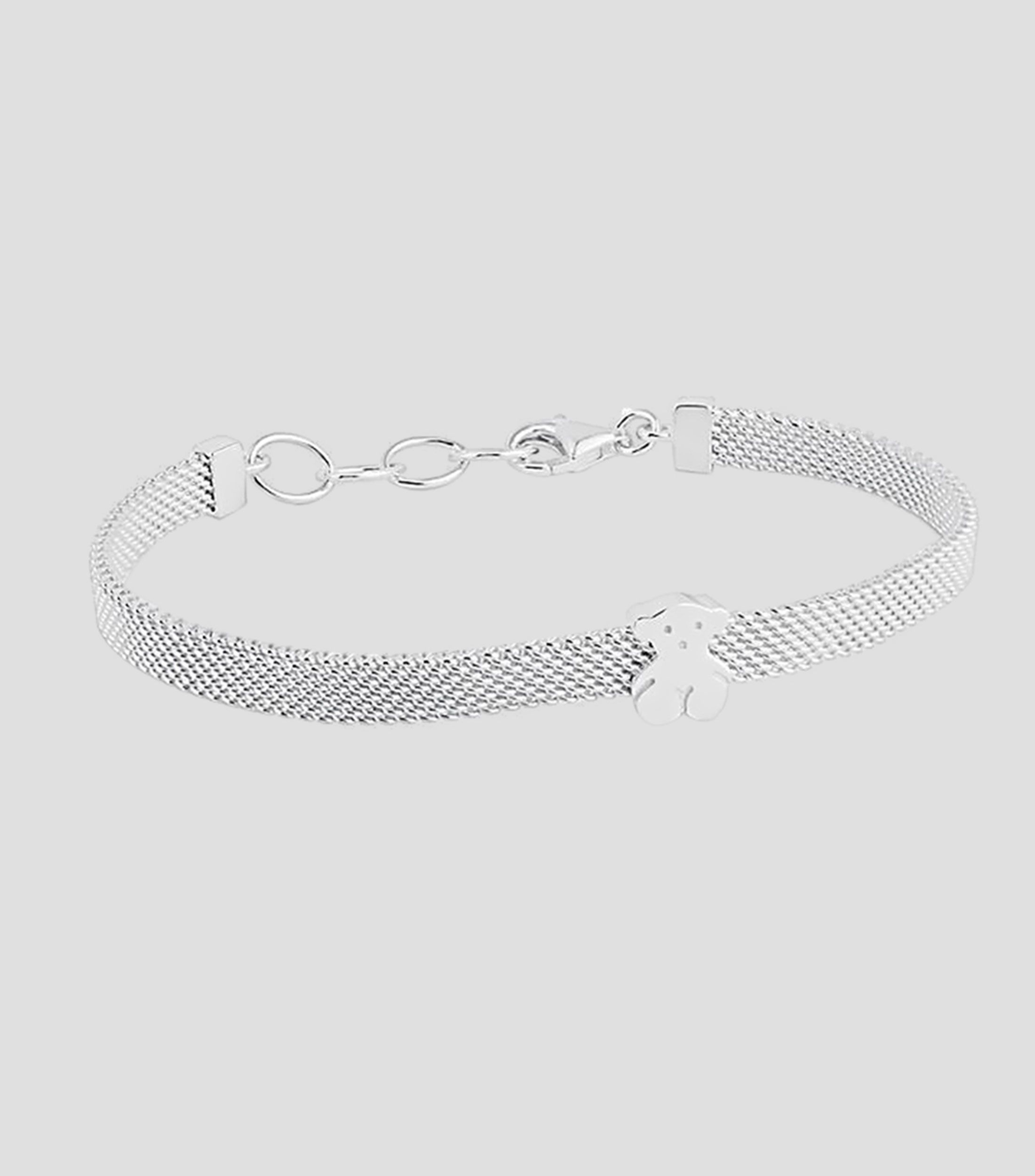 Pulsera en plata Sweet Dolls Motivo de Oso Mujer