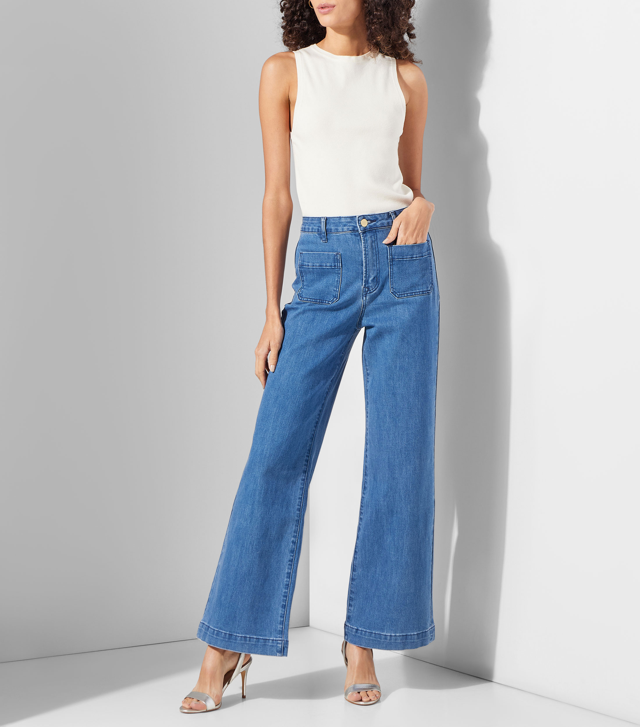 Jeans wideleg Mujer