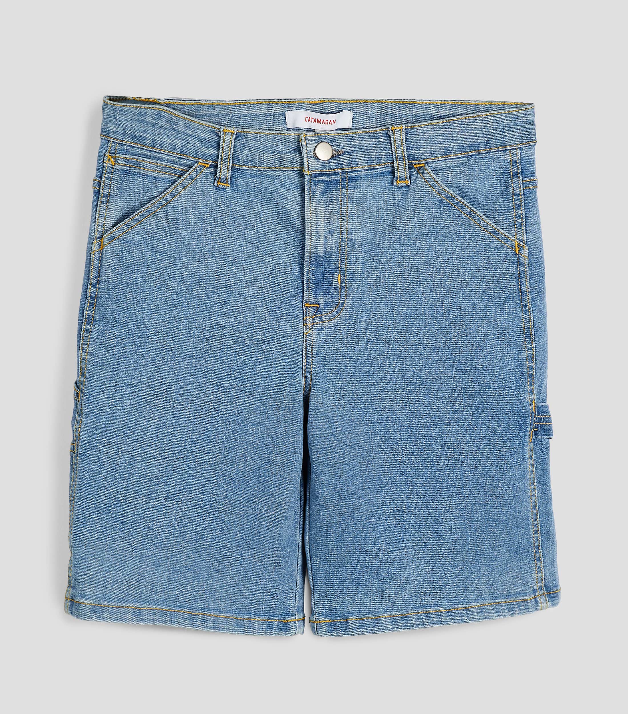 Short en mezclilla liso Niño