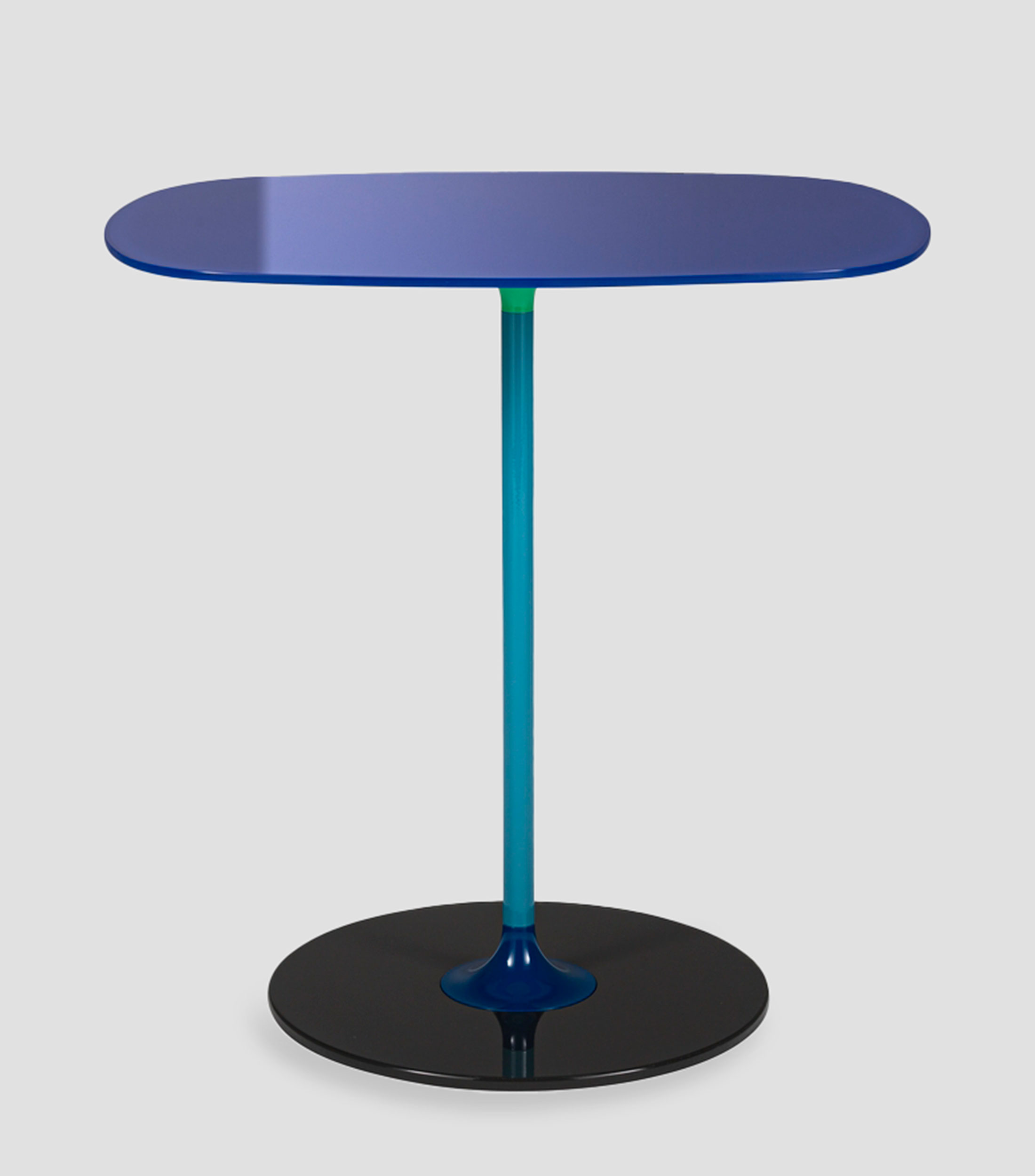 Mesa Lateral Thierry en metal azul