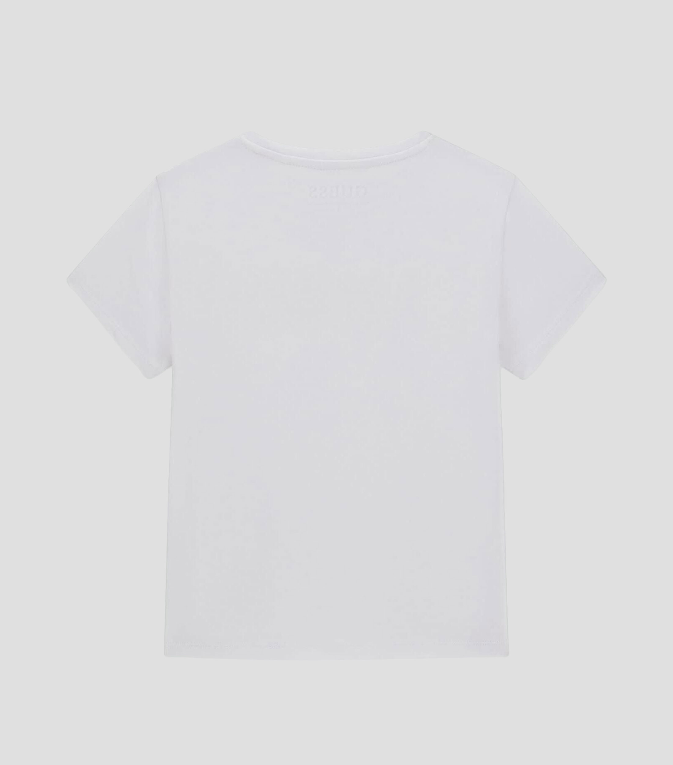 Playera cuello redondo manga corta estampada Niña