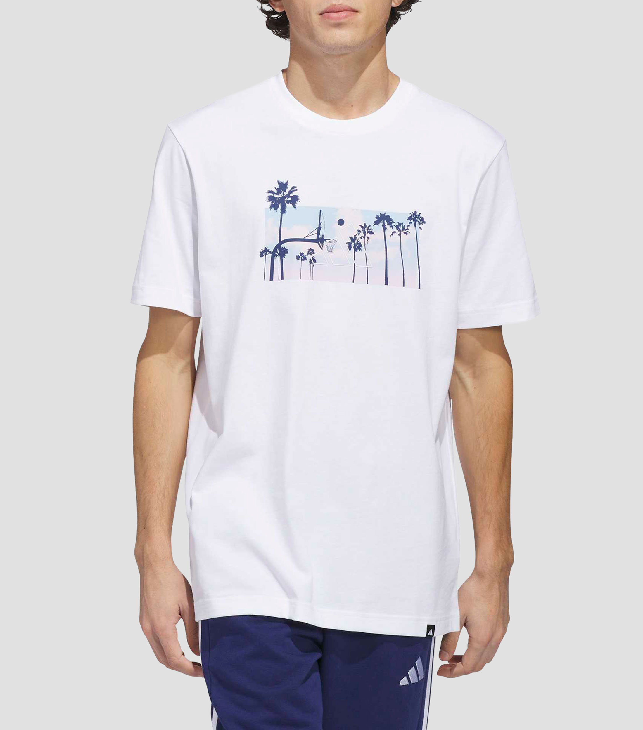 Playera deportiva Summer Sunset Graphic estampada Hombre