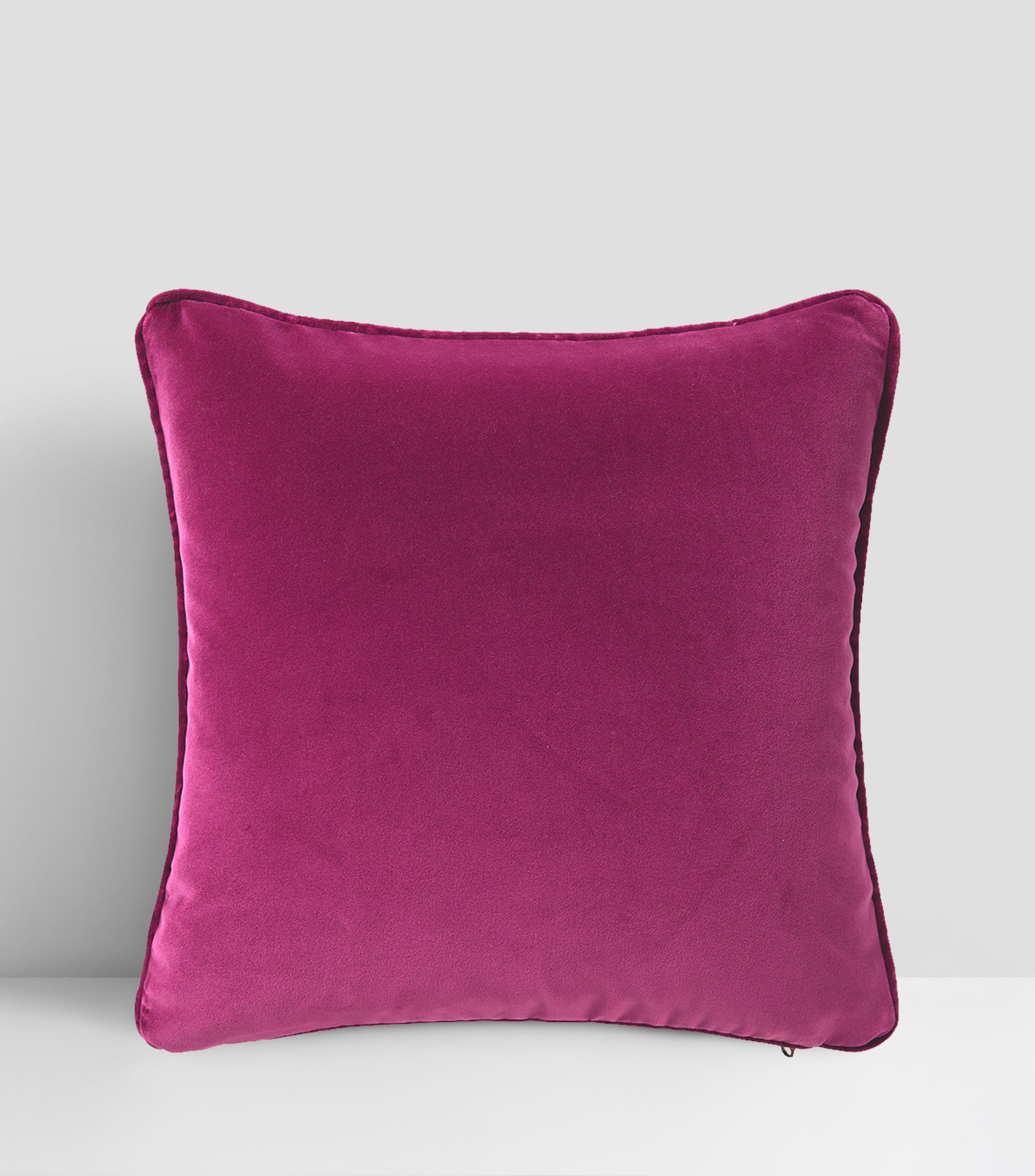 Funda para cojín 45 x 45 cm en algodón Divan vino