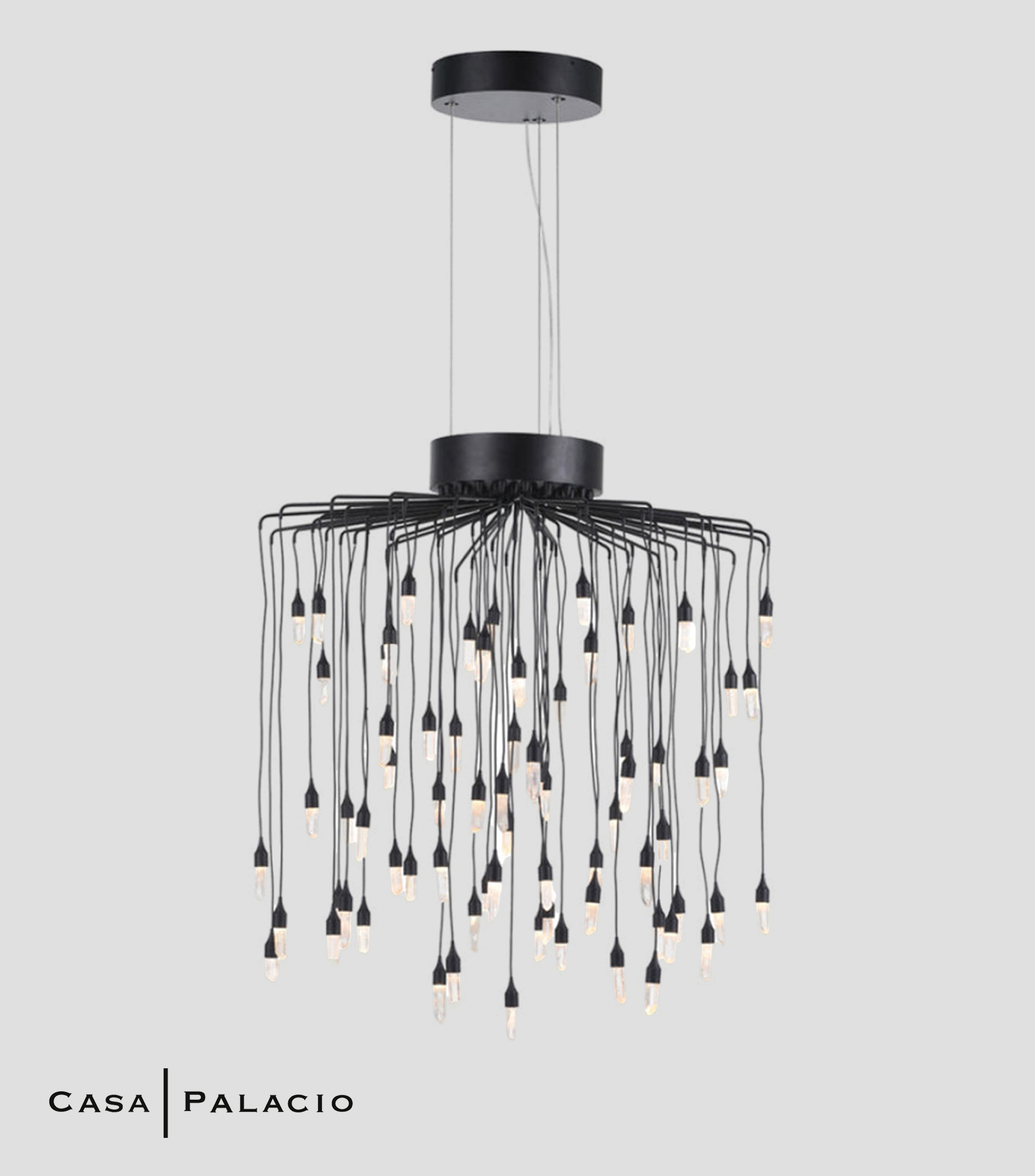 Lampara colgante Rock Crystal Rain 100 V