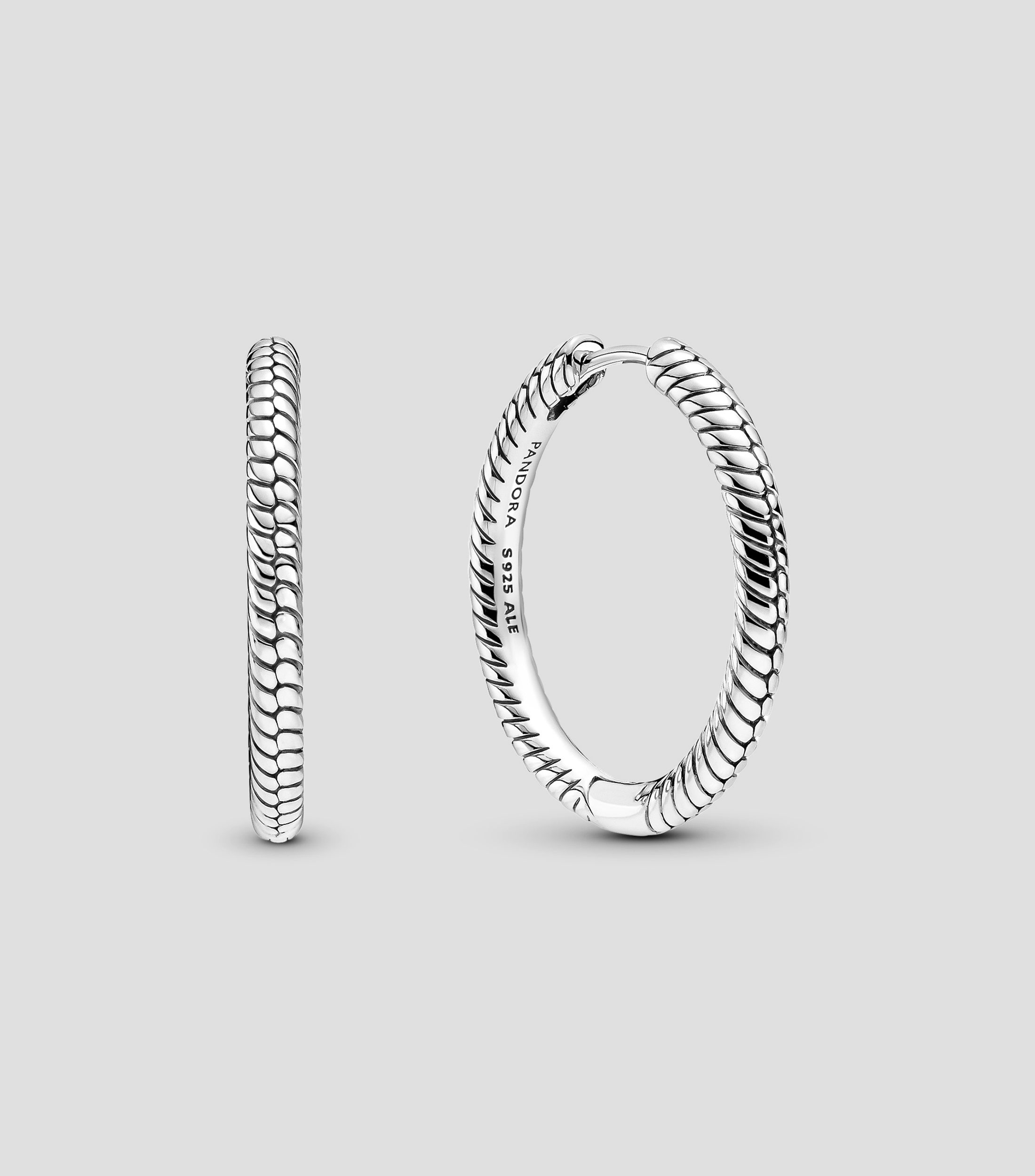 Arracadas en plata .925 Hoop Mujer
