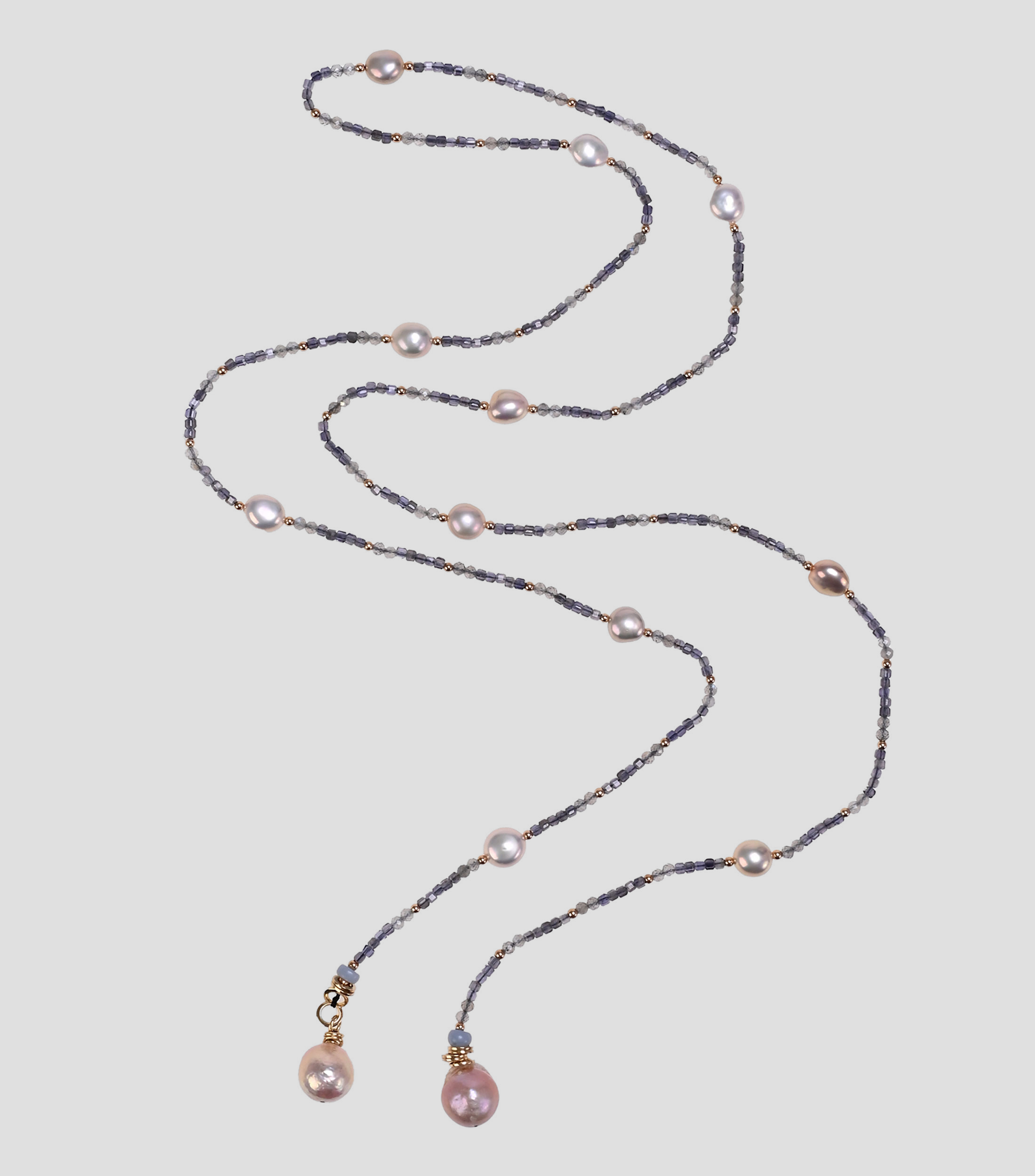 Collar Corbatin en Perlas Cultivadas Mujer